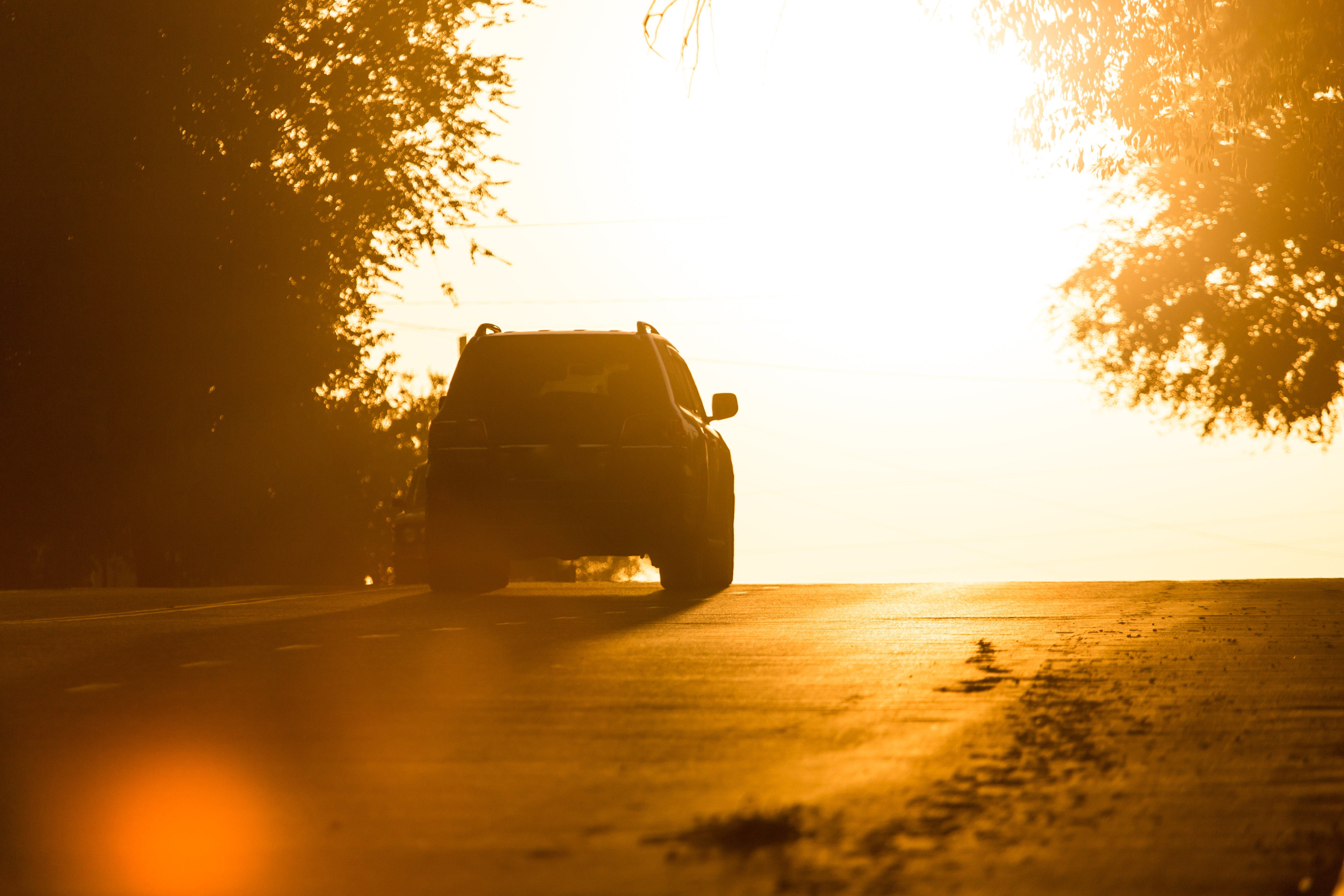 Car rides into sunset | Shutterstock