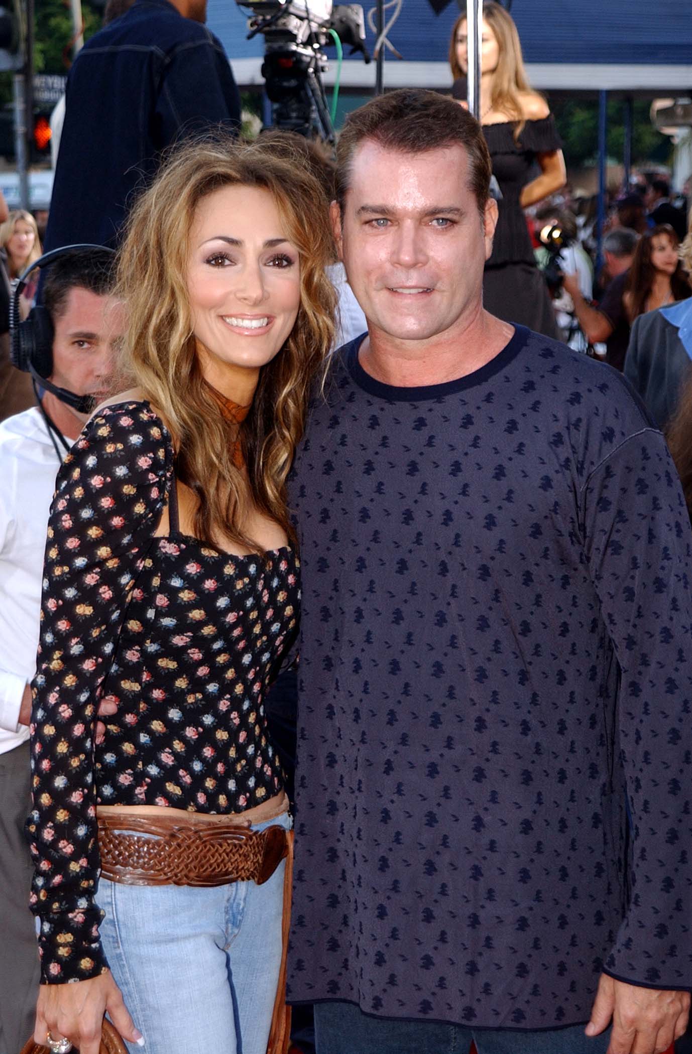Michelle Grace and Ray Liotta during "XXX" Los Angeles premiere in Westwood, California, on August 5, 2002. | Source: Jeff Kravitz/FilmMagic, Inc/Getty Images