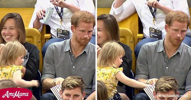 Prince Harry gets his popcorn stolen at the Invictus Games