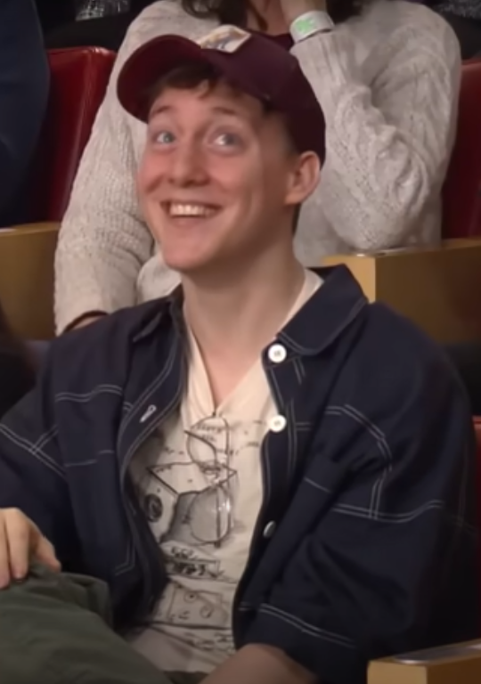 Charlie Foster sitting in the audience during an episode of "The Tonight Show Starring Jimmy Fallon" posted on January 18, 2024 | Source: YouTube/The Tonight Show Starring Jimmy Fallon