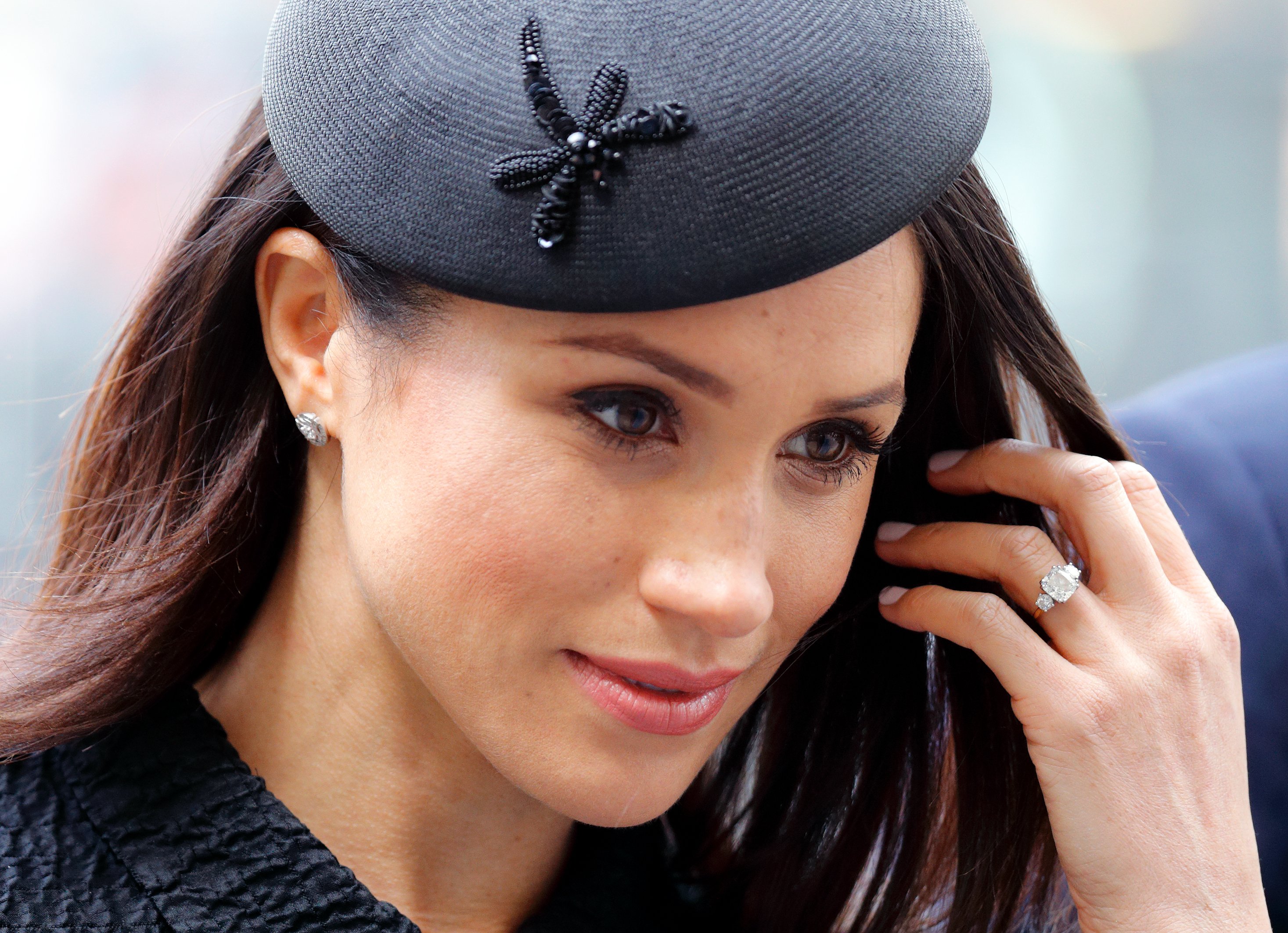 Meghan Markle attends an Anzac Day Service of Commemoration and Thanksgiving at Westminster Abbey on April 25, 2018 in London, England. | Source: Getty Images