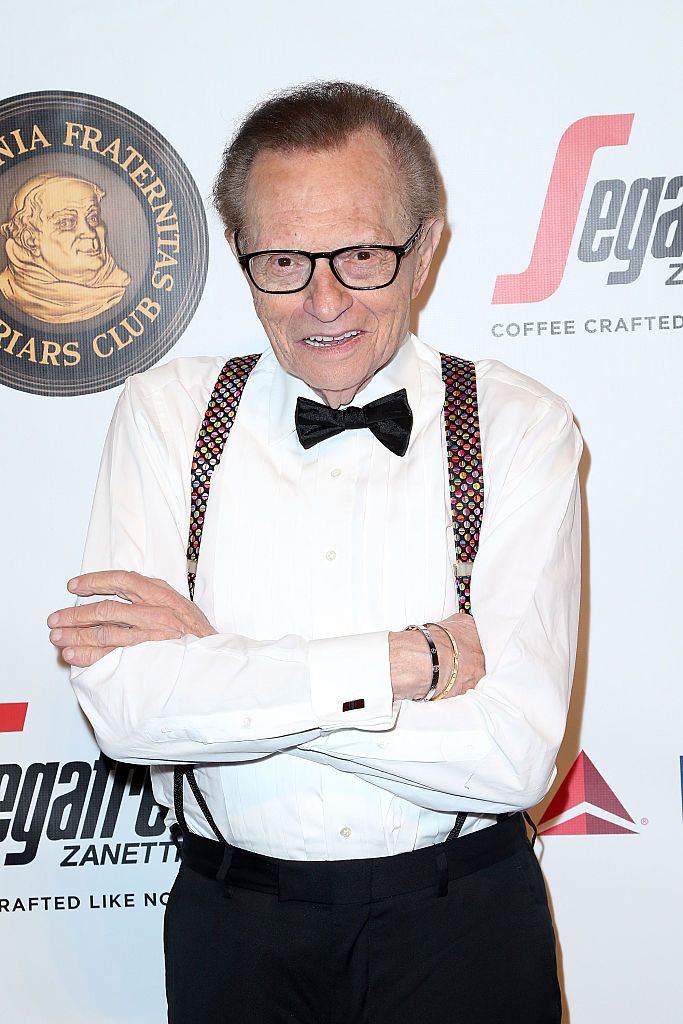 Larry King at Friars Club Honors Martin Scorsese with Entertainment Icon Award on September 21, 2016, in New York City | Photo: Getty Images