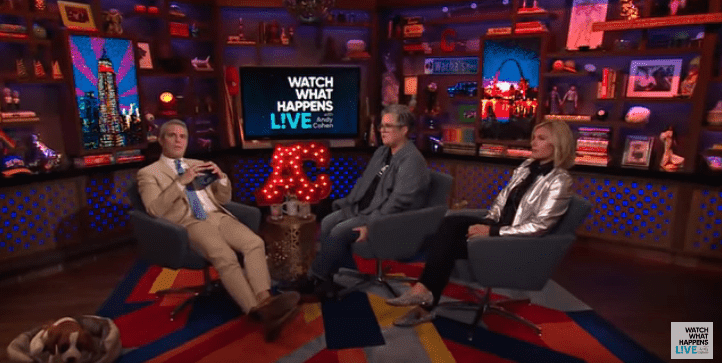 Rosie O'Donnell receiving a call on Andy Cohen's show on June 24, 2019 | Photo: YouTube/Watch What Happens Live With Andy Cohen