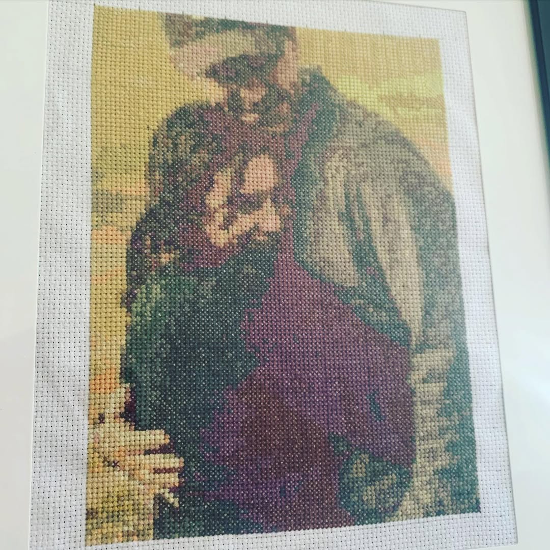 An artwork inside Brian Dietzen's home from a post dated August 4, 2020. | Source: Instagram/briankdietzen