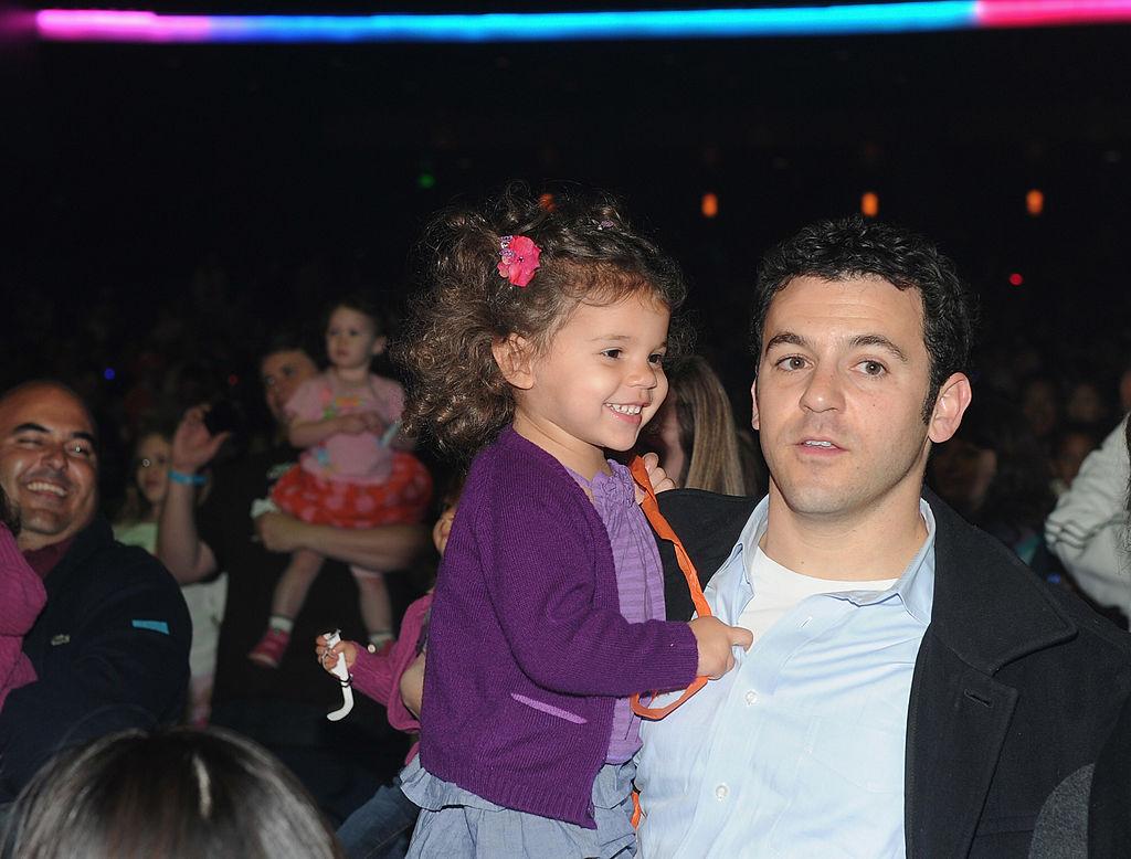 Actor Fred Savage (R) and daughter Lily Savage at Yo Gabba Gabba! Live! There's A Party In My City! at Nokia L.A. Live on November 26, 2010 | Photo: Getty Images