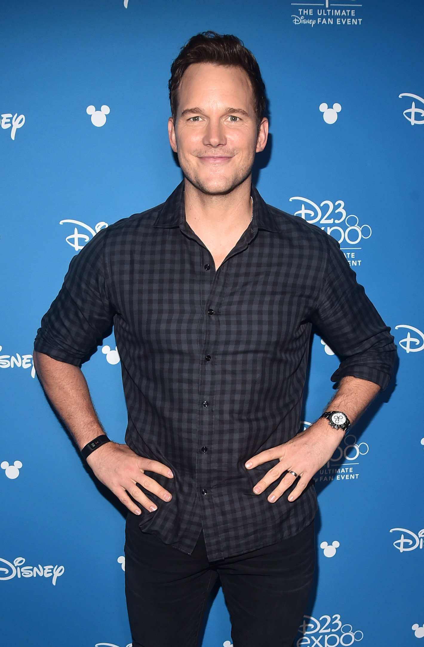Chris Pratt attends the Walt Disney Studios presentation at Disney’s D23 EXPO 2019 in Anaheim, California on August 24, 2019. | Source: Getty Images