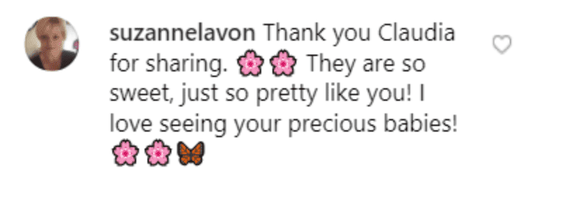 Fan's comment on Claudia Deen's post. | Source: Instagram/claudiadeen