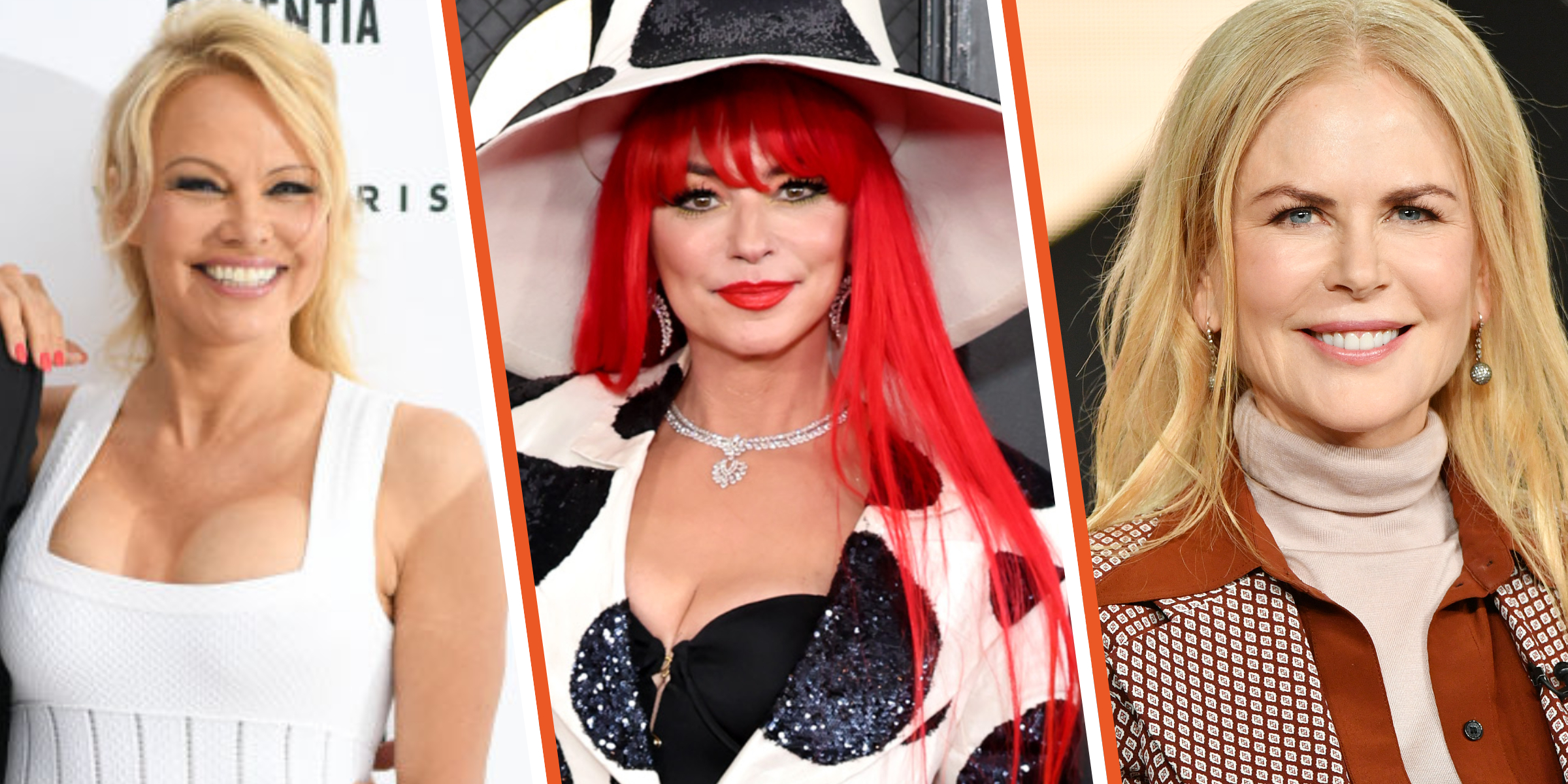 Pamela Anderson | Shania Twain | Nicole Kidman | Source: Getty Images