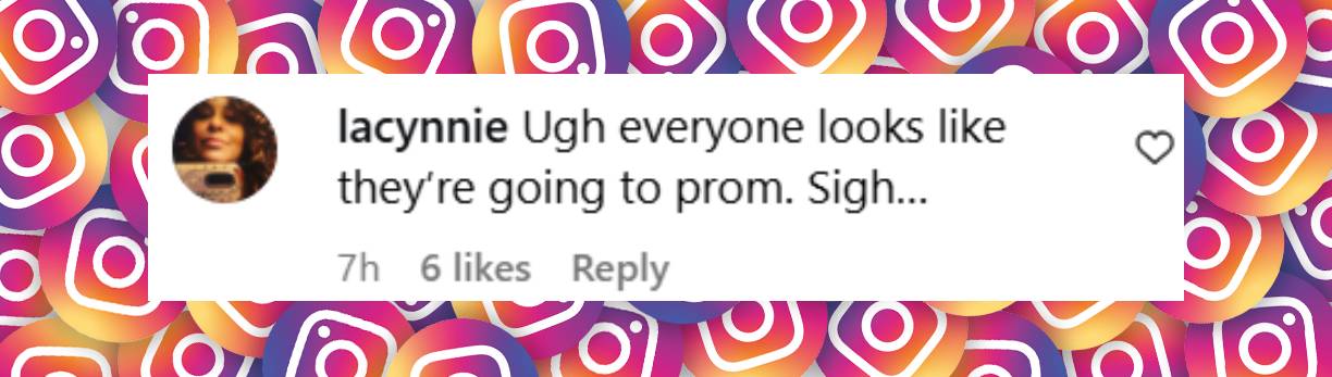 A viewer reacts to the red carpet looks at the 16th Governors Awards on November 16, 2025 | Source: Instagram/ harpersbazaarus