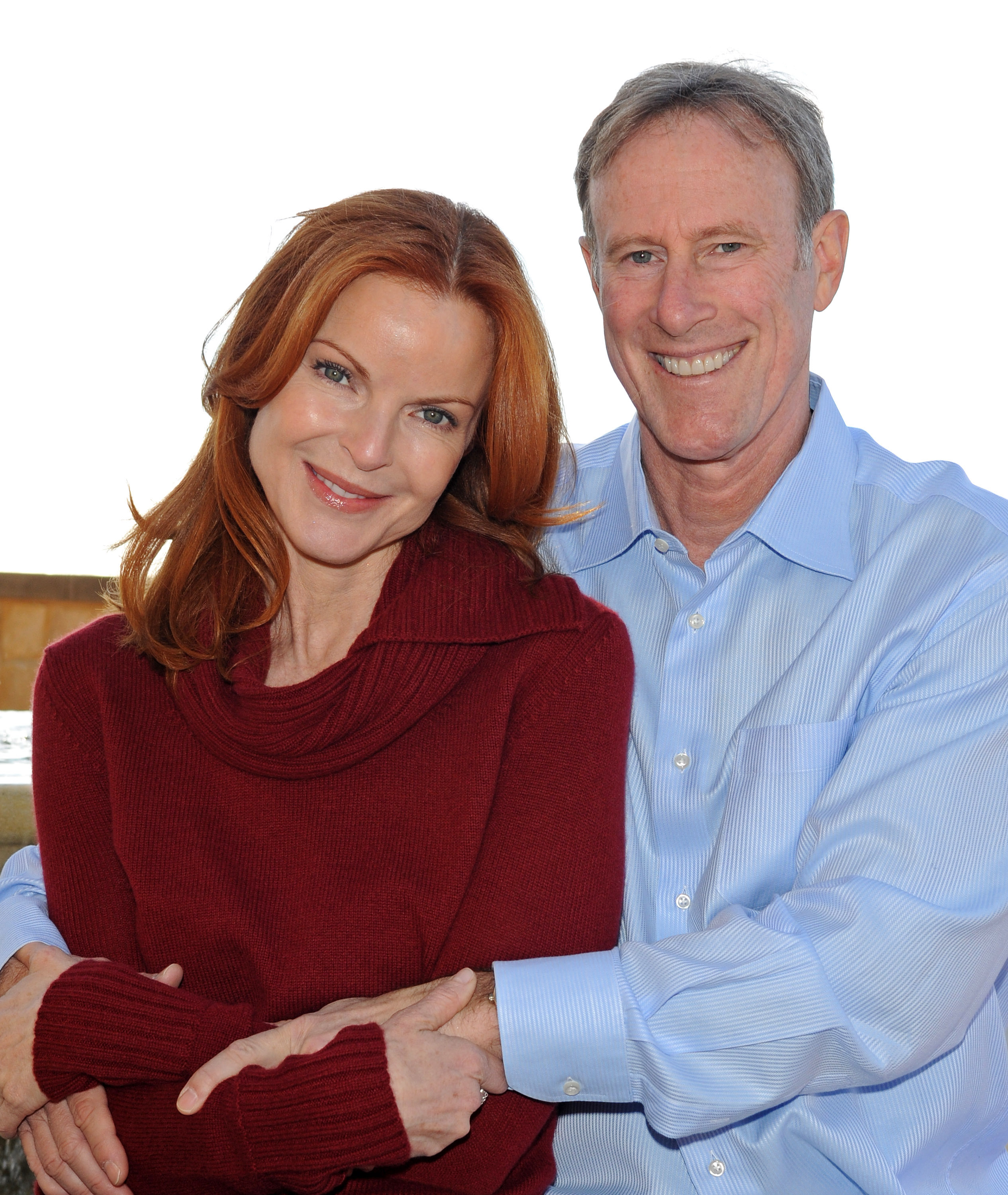 Marcia Cross and Tom Mahoney at Pelican Hill Resort on December 31, 2010 in Newport Beach, California. | Source: Getty Images