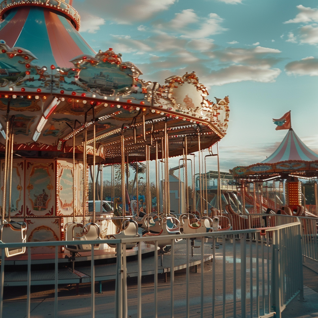 Inside an amusement park | Source: Midjourney