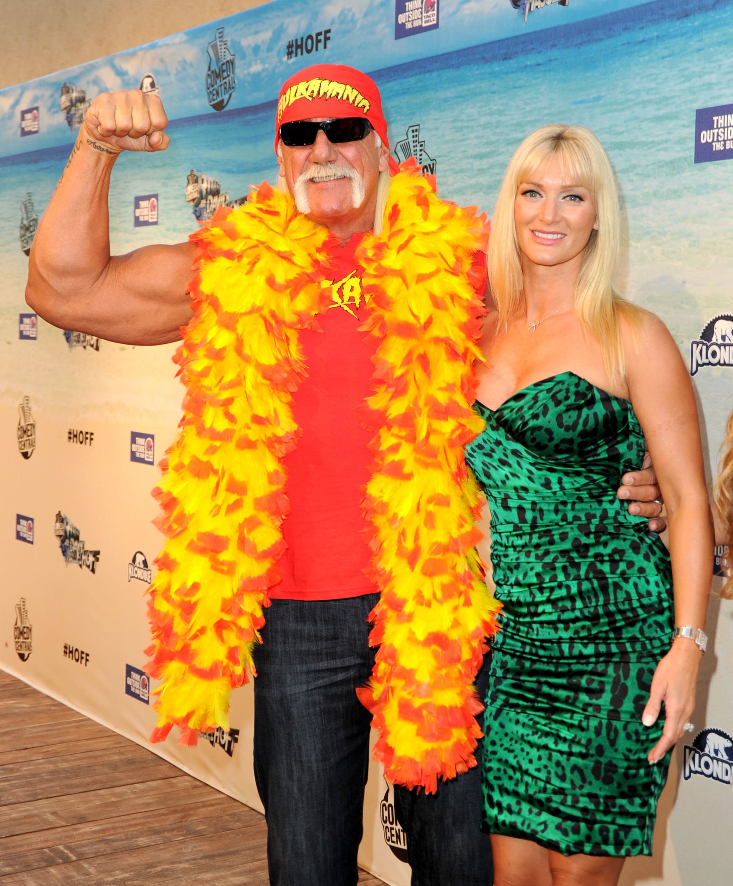 Hulk Hogan and Jennifer McDaniel at the Comedy Central Roast of David Hasselhoff on August 1, 2010, in Culver City, California. | Source: Getty Images