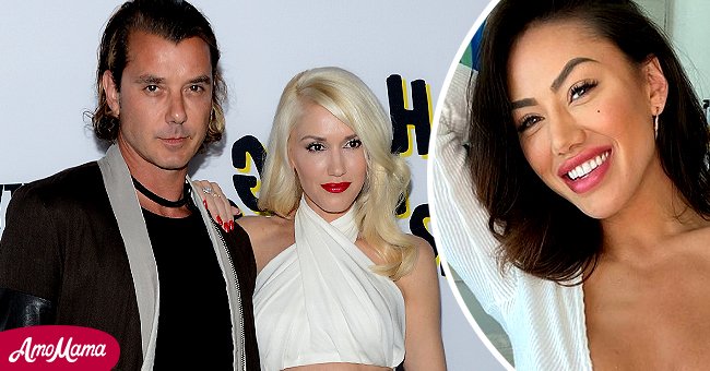 Singers Gavin Rossdale and Gwen Stefani with an inset of Gavin's new girlfriend Gwen Singer| Source: Getty Images
