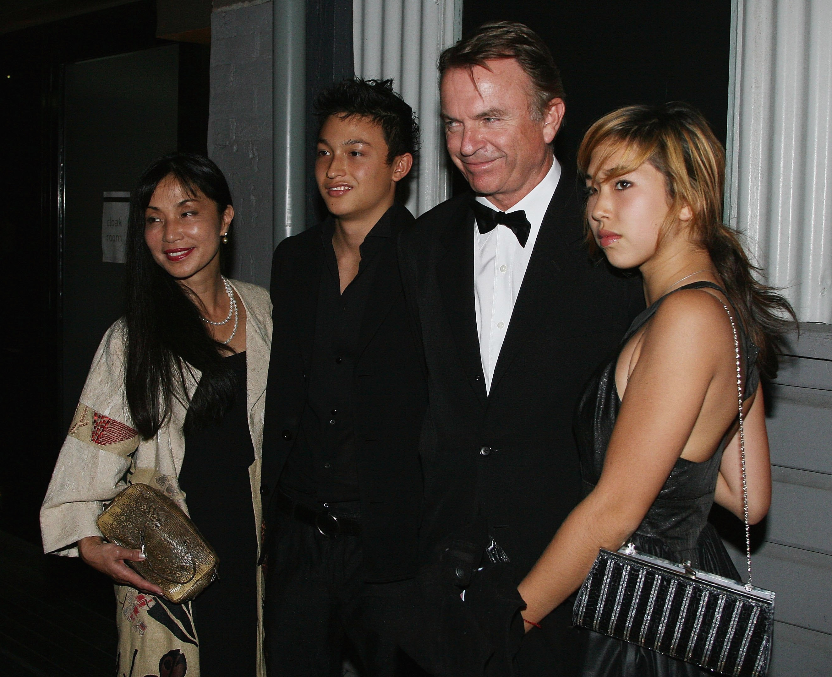 Sam Neill and family at the inaugural AFTRS (Australian Film Television & Radio School) Gala Event at Doltone House Pyrmont on April 16, 2007 in Sydney, Australia. | Source: Getty Images