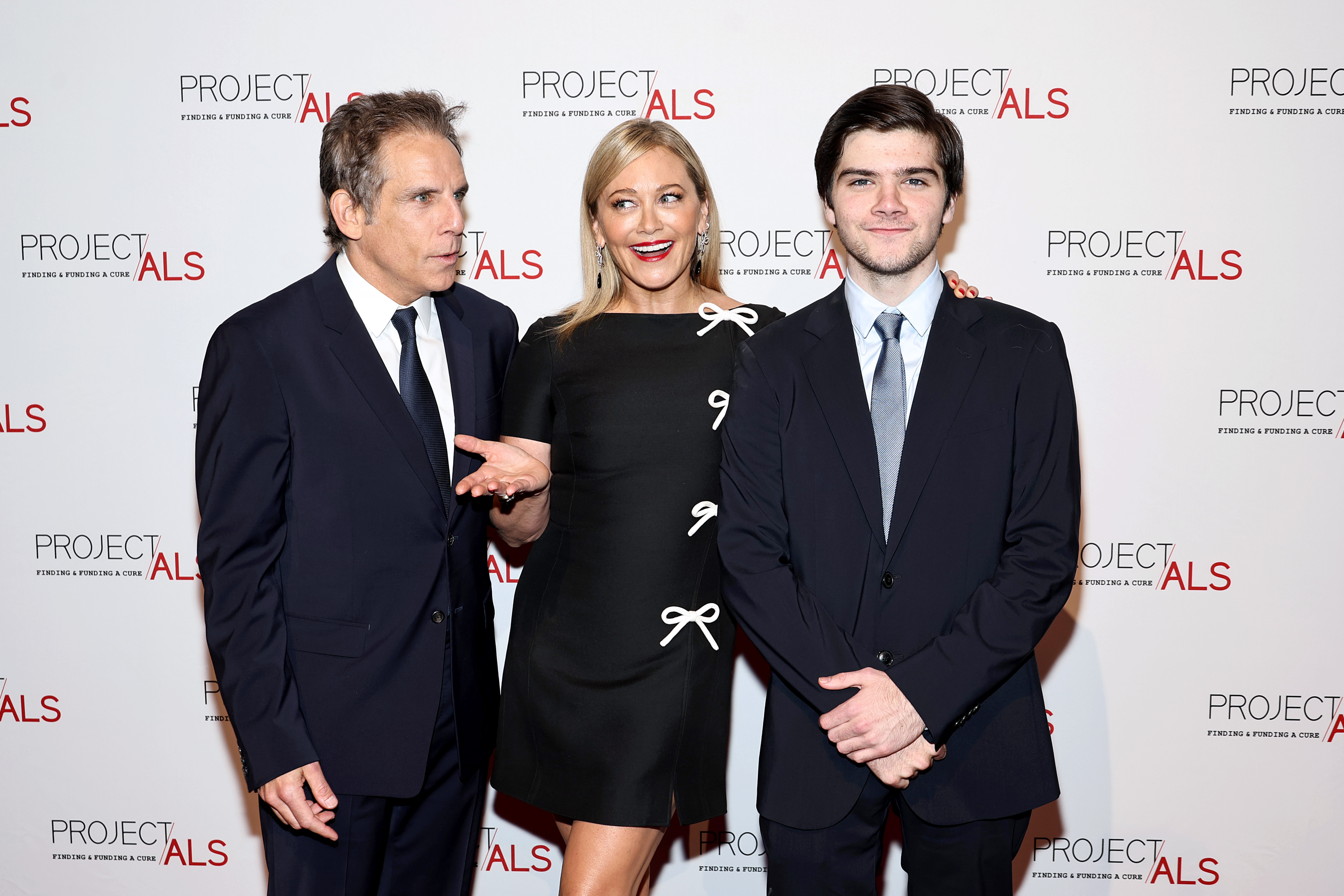 Ben Stiller, Christine Taylor, and Quinlin Stiller at the Project ALS 25th Anniversary Gala at Jazz at Lincoln Center on October 26, 2023 in New York City | Source: Getty Images