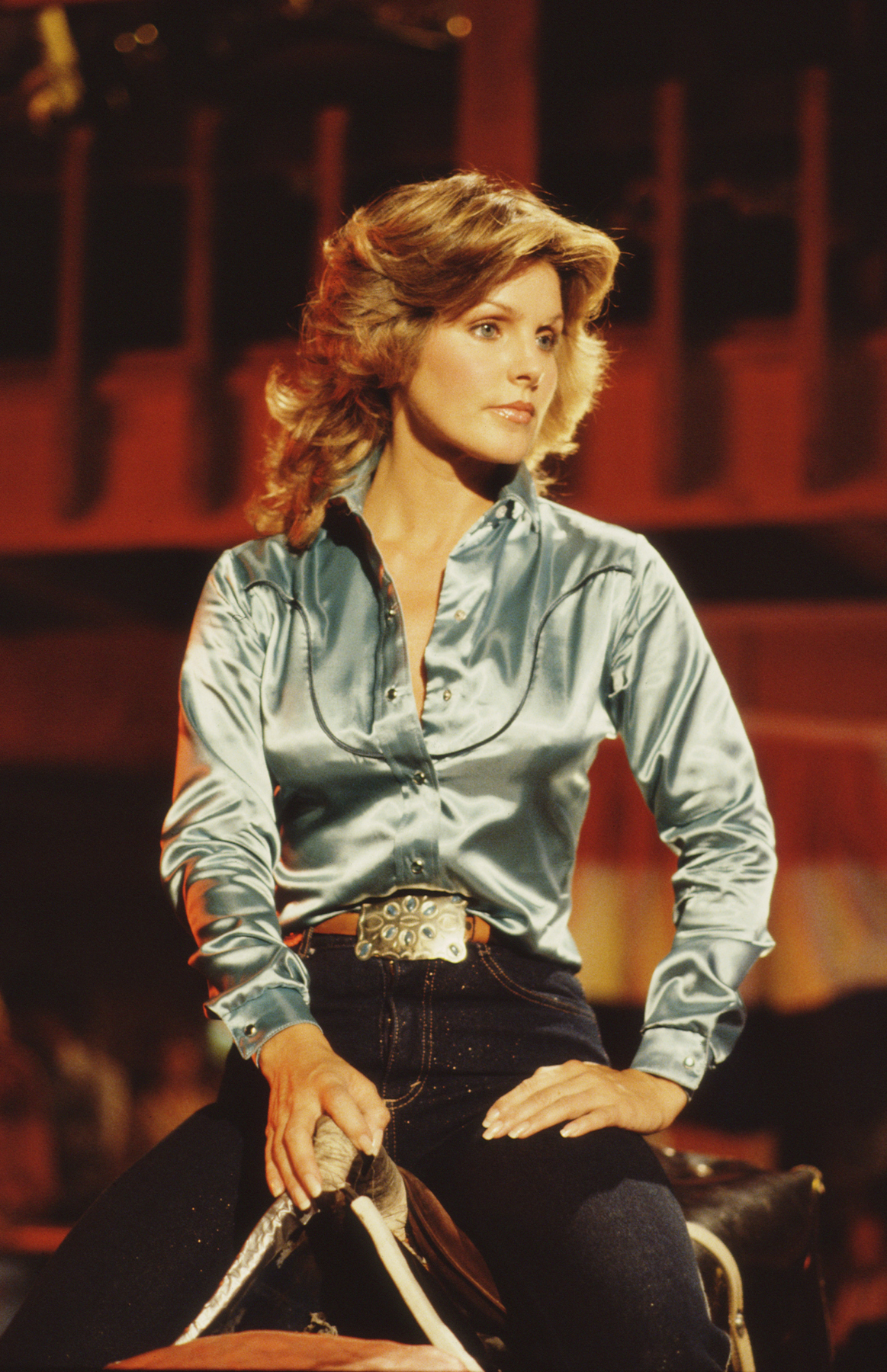 Priscilla Presley on "Dallas" in 1983 | Source: Getty Images