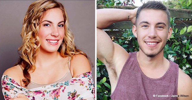 Transgender man Jaimie Wilson shared before-and-after photos