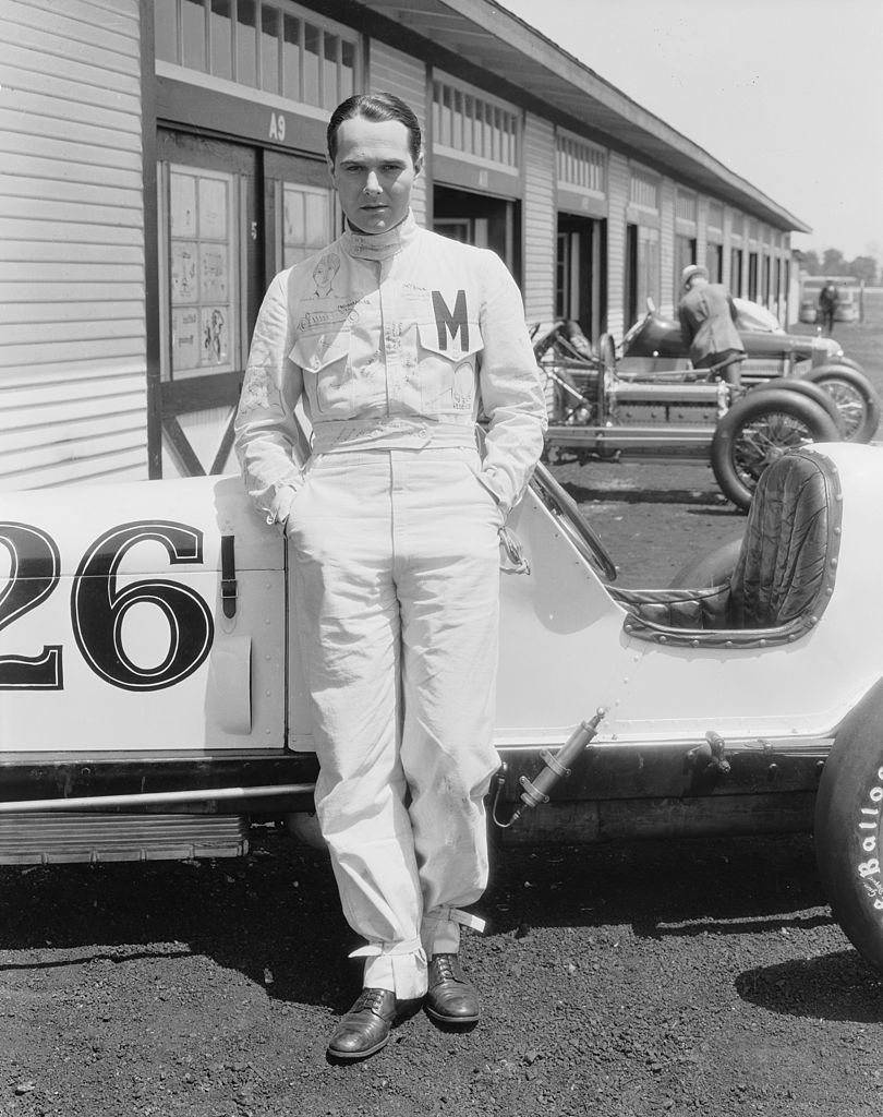 American actor William Haines on the set of Harry Beaumont's film 'Speedway' as Bill Whipple circa 1929. | Photo: Getty Images