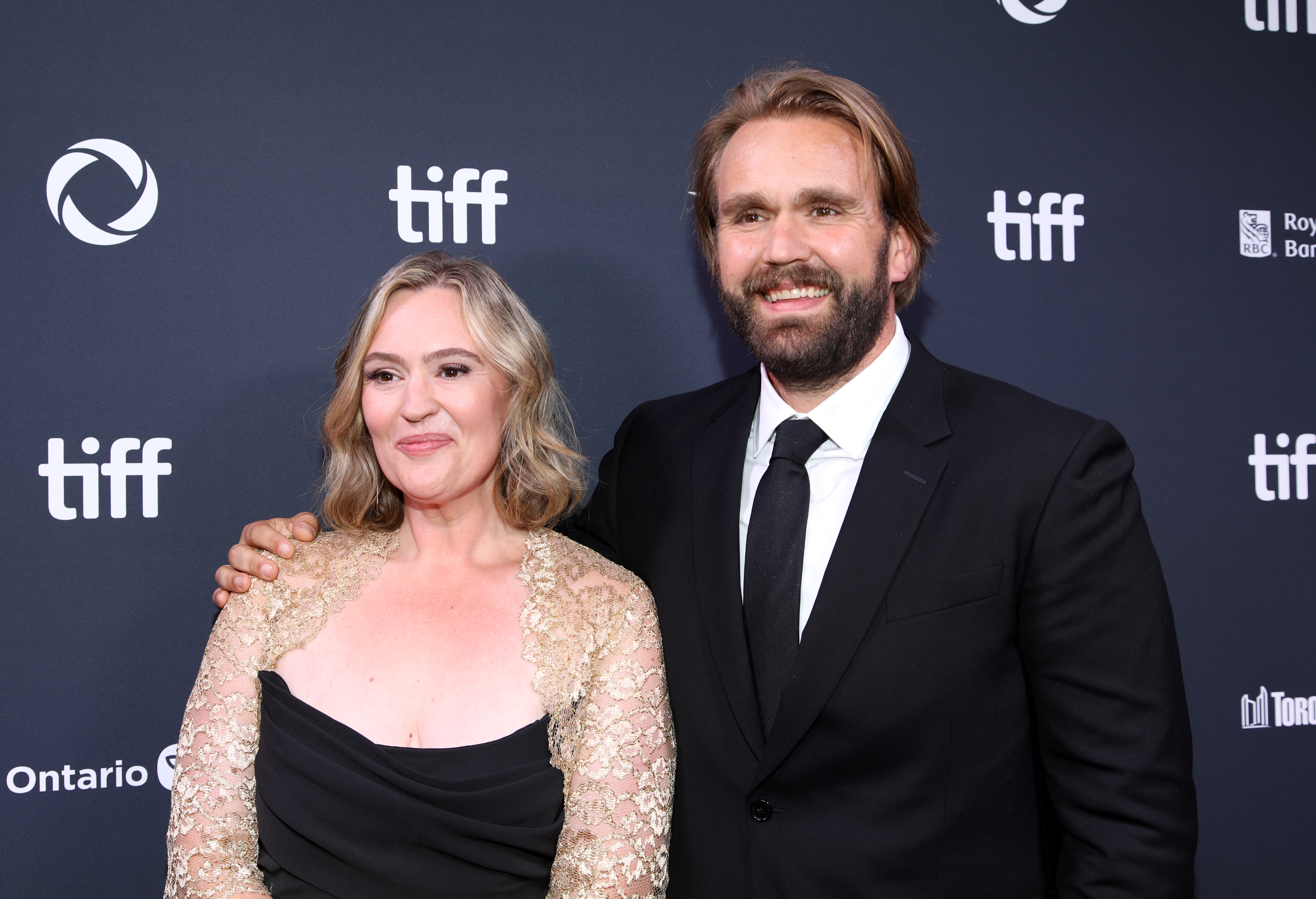 Jennifer Candy and Christopher Candy attend the premiere of "John Candy: I Like Me" during the 2025 Toronto International Film Festival at Roy Thomson Hall on September 4, 2025. in Toronto, Ontario. | Source: Getty Images