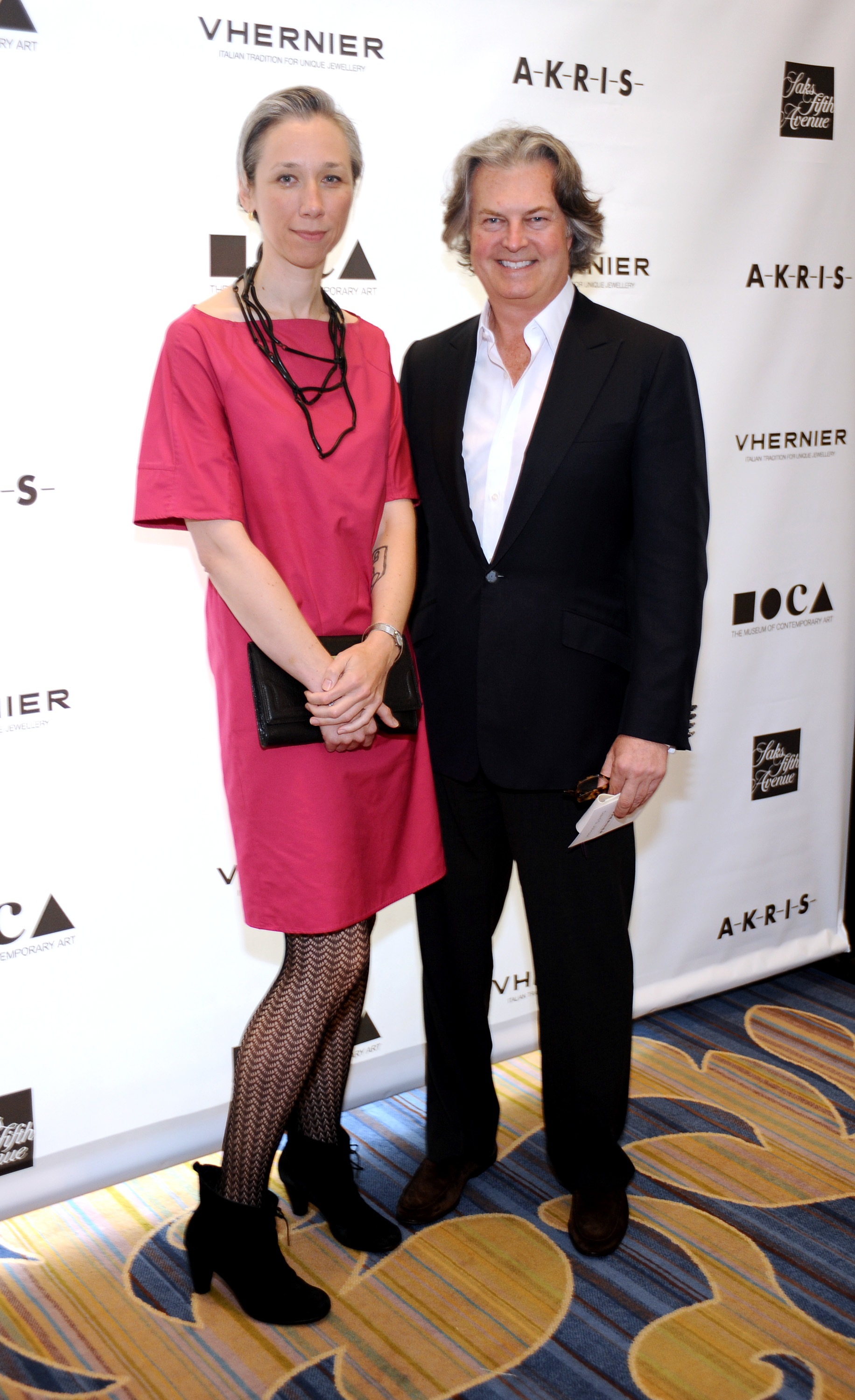 Alexandra Grant and David Johnson attend MOCA's Women in the Arts at the Beverly Wilshire Four Seasons Hotel on May 1, 2012