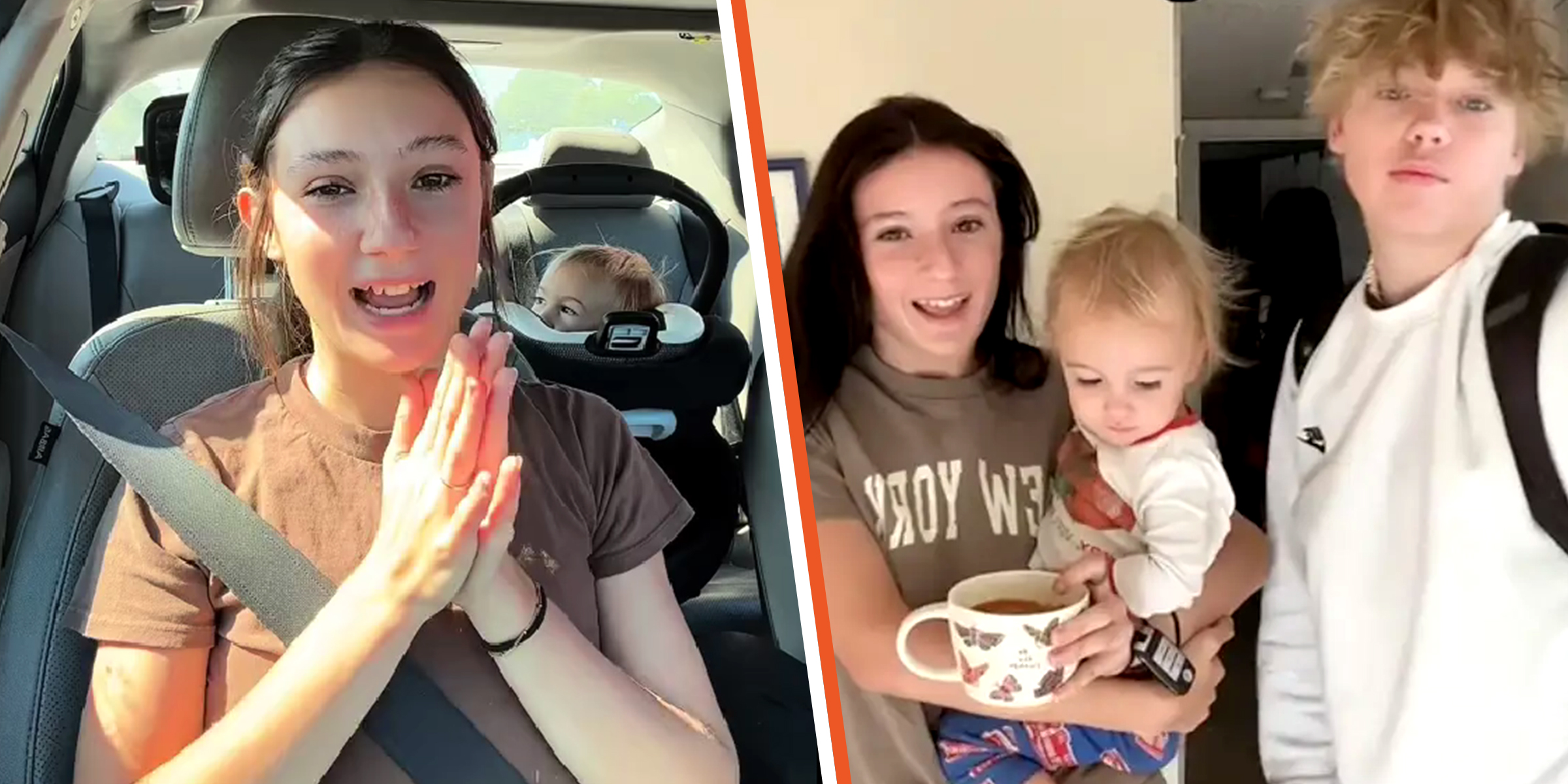 Sage Pasch | Sage Pasch with her toddler and teenage son | Source: TikTok/coffee4lifesage