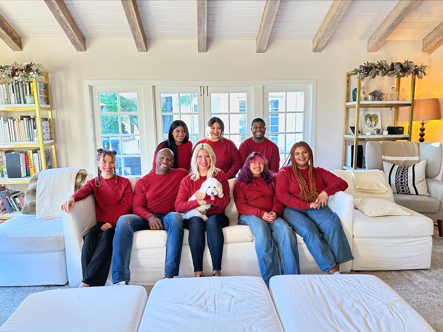 Terry Crews with his wife and children, from a post dated December 25, 2023 | Source: Facebook/realterrycrews