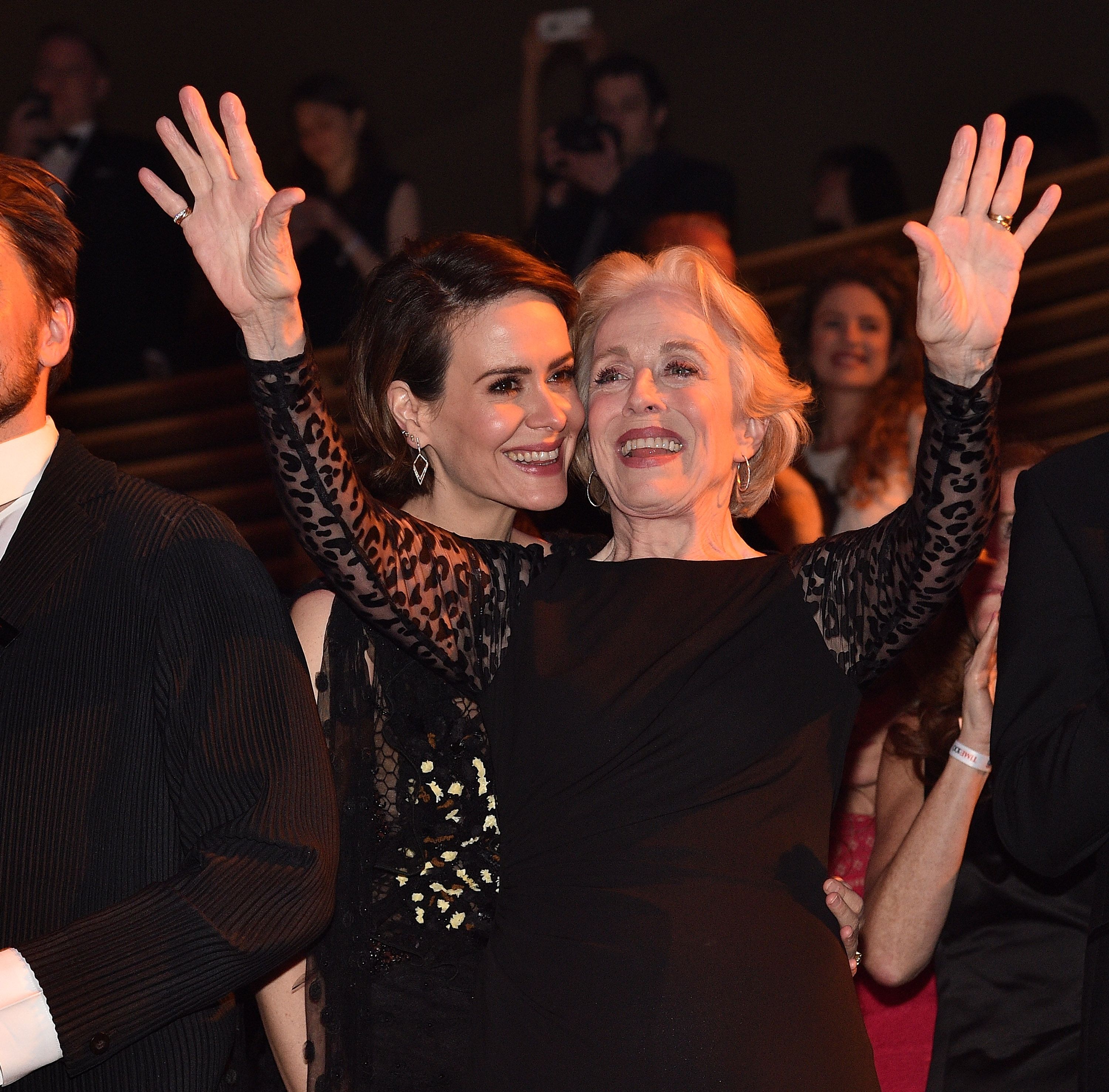 Sarah Paulson and Holland Taylor attend 2017 Time 100 Gala. | Source: Getty Images