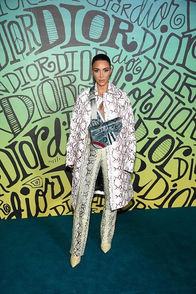 Kim Kardashian West at the Dior Men's Fall 2020 Runway Show on December 03, 2019 | Photo: Getty Images