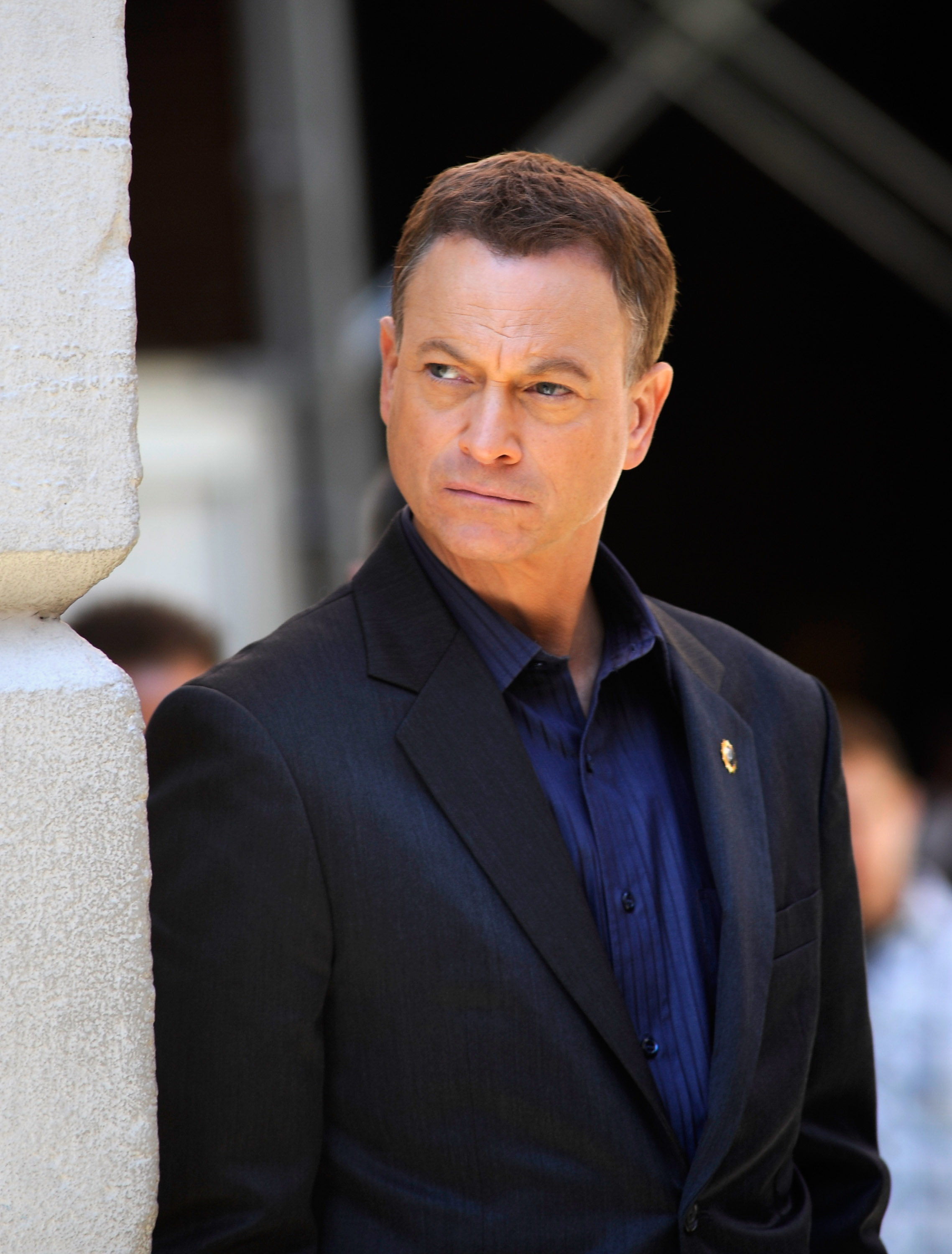 Gary Sinise filming on location for "CSI: New York" in New York City, on October 1, 2012. | Source: Getty Images