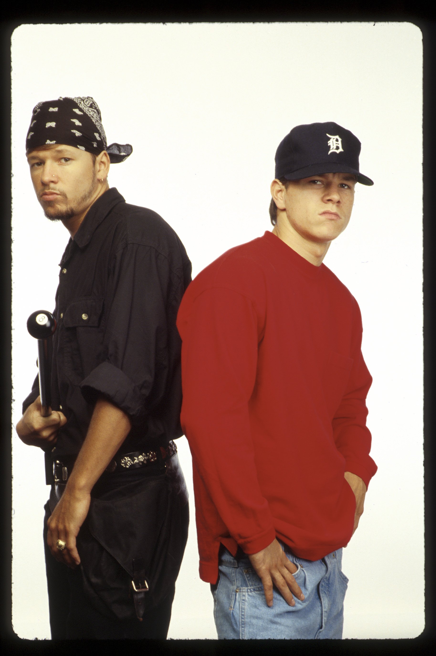 Donnie Wahlberg and his brother Mark Wahlberg in 1991 | Source: Getty Images 