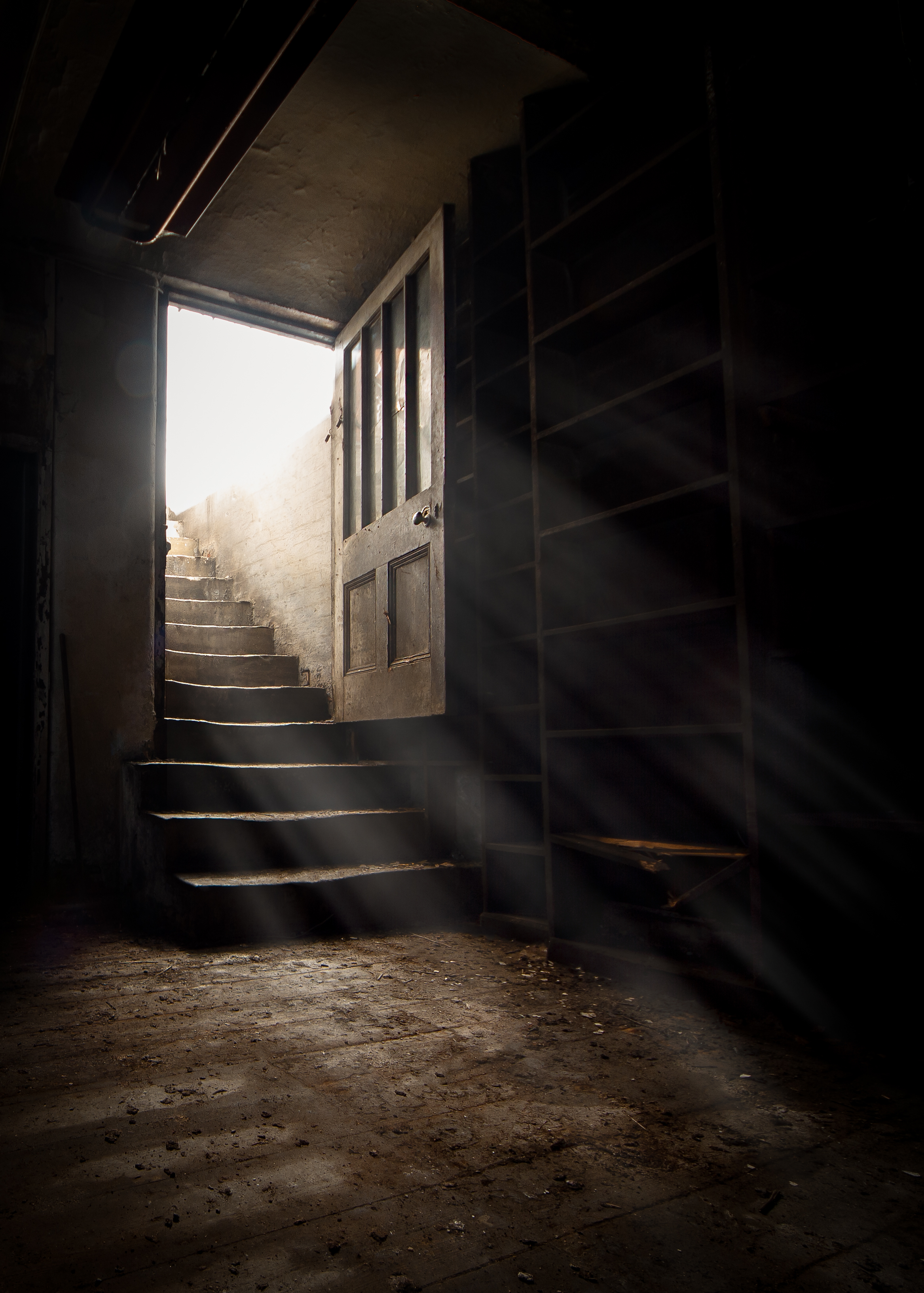 A basement door | Source: Shutterstock