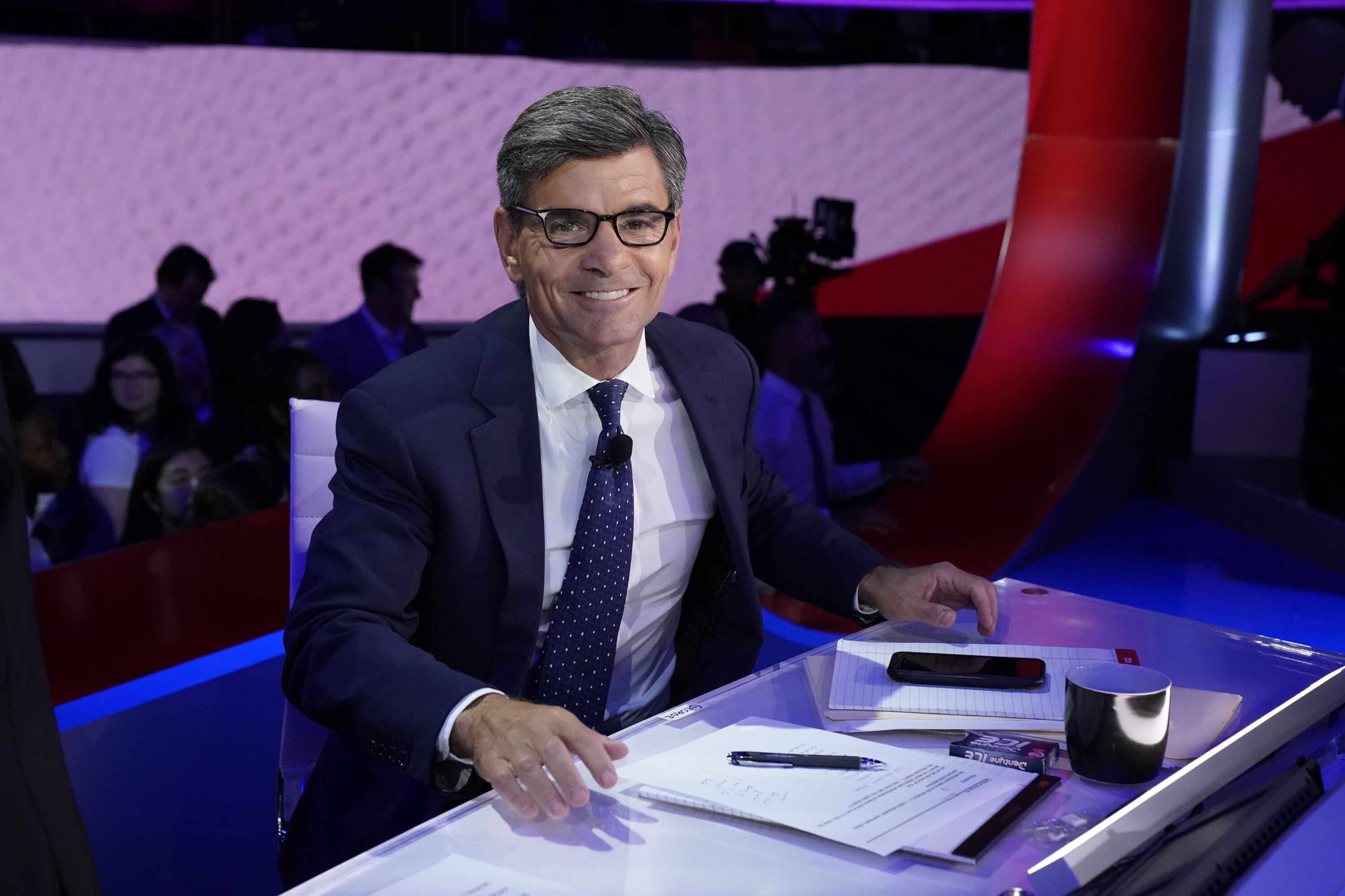 George Stephanopoulos moderate the Democratic debate from Texas Southern University's Health & PE Center in Houston, TX on Thursday, September 12 | Photo: Getty Images  