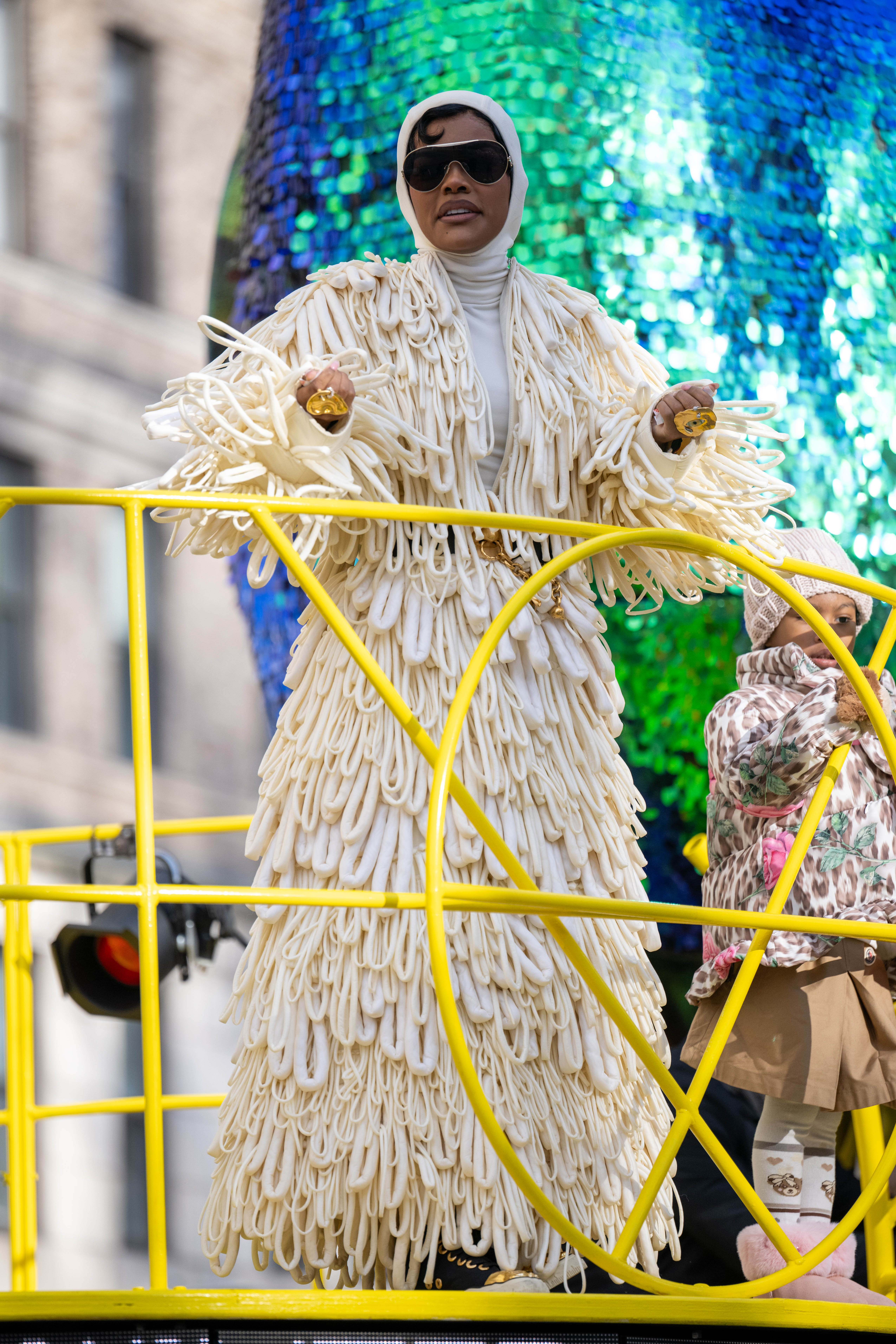 Teyana Taylor is seen at the 99th Macy's Thanksgiving Day Parade on November 27, 2025, in New York City | Source: Getty Images