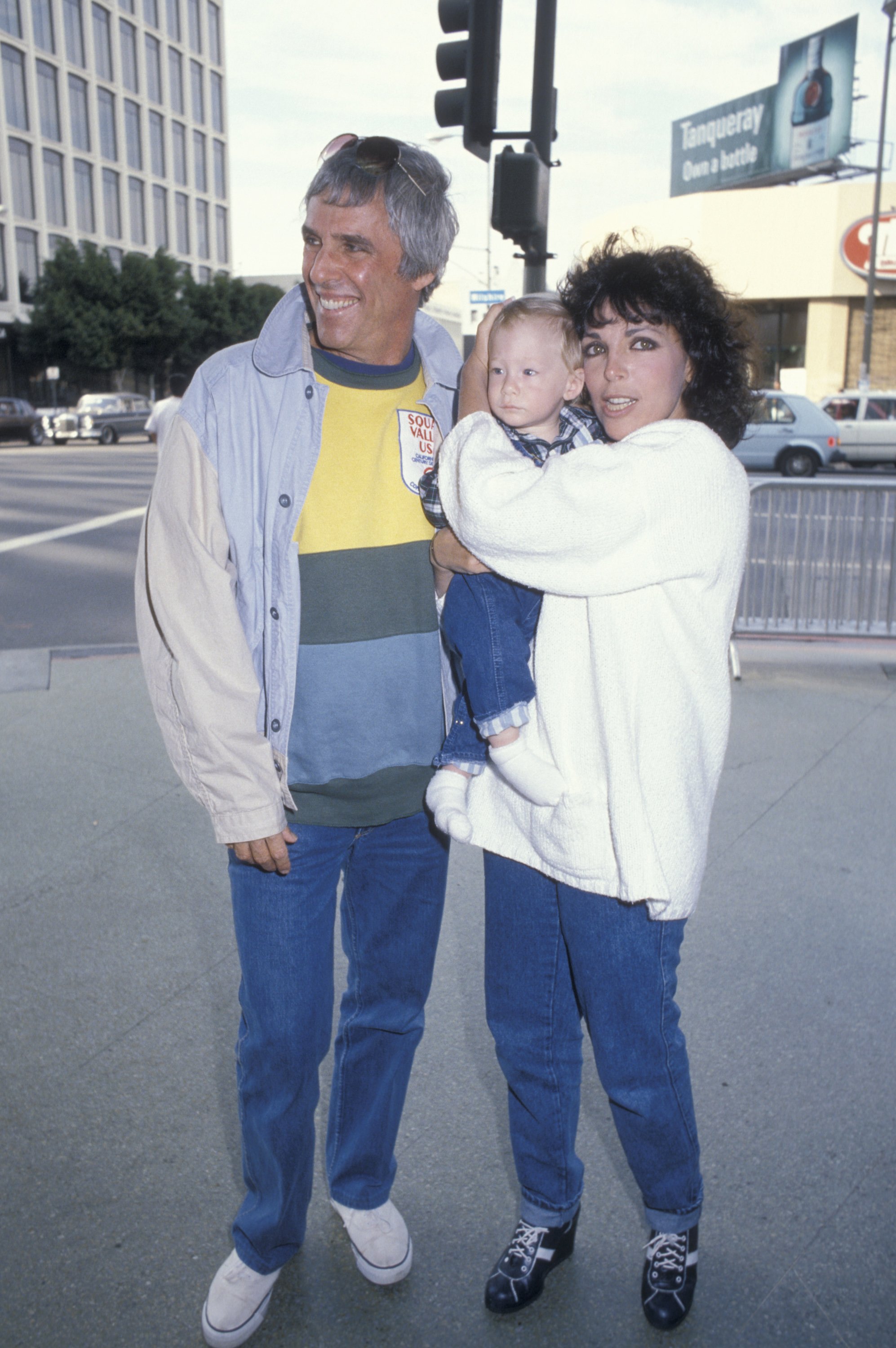 Burt Bacharach, Carole Bayer Sager and their son Christopher Bacharach, on September 20, 1986, at the 2nd Commitment to Life AIDS Project Benefit. | Source: Getty Images