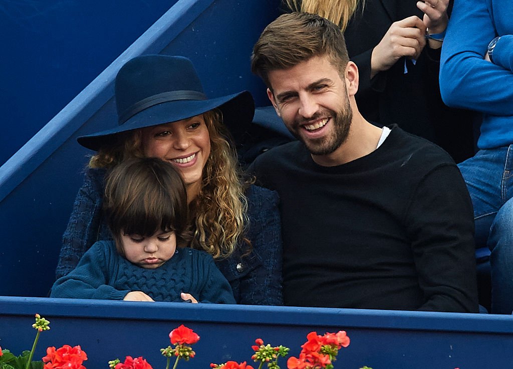 Milan Piqué, Shakira y Gerard Piqué.| Fuente: Getty Images