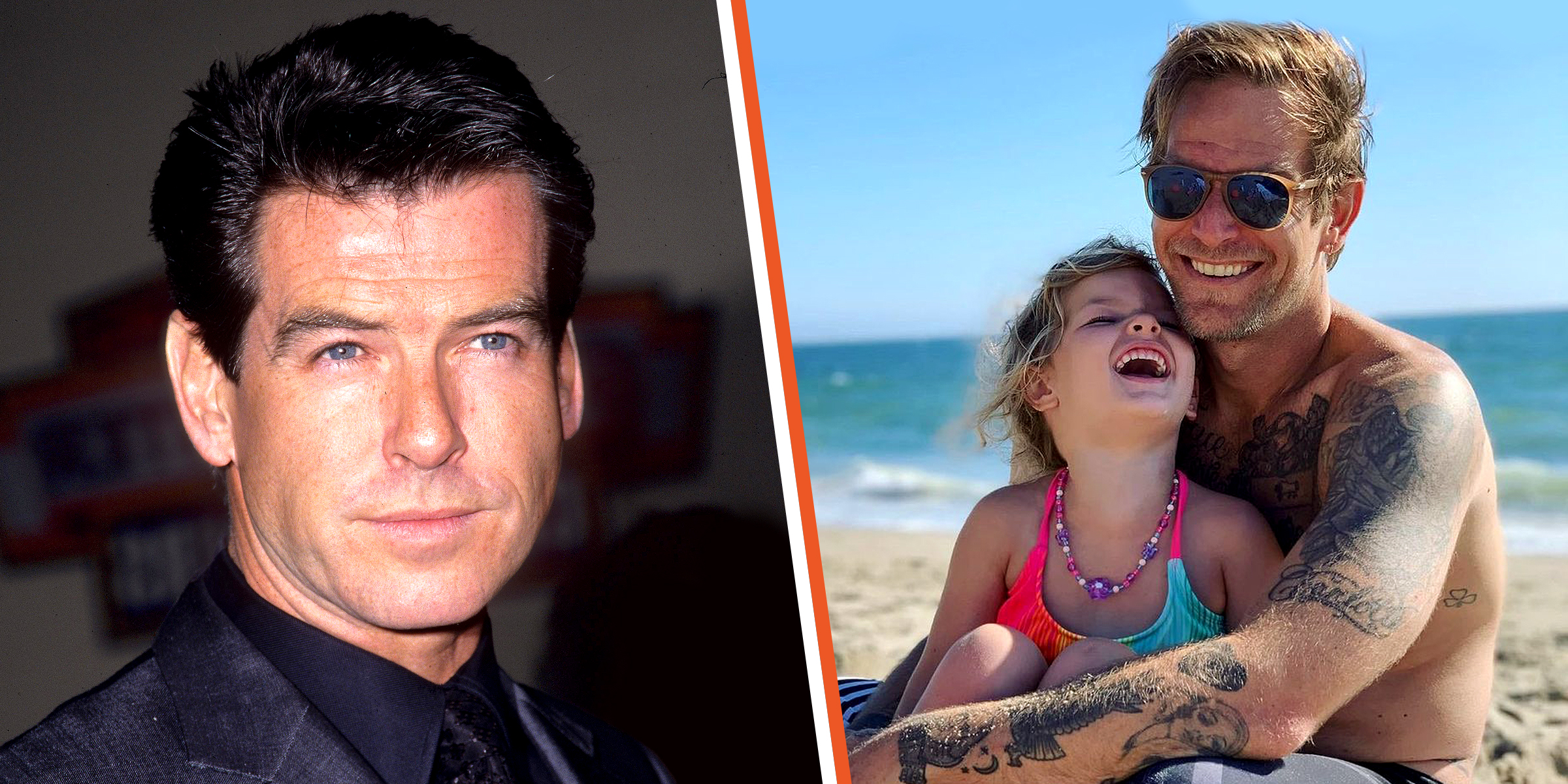 Pierce Brosnan | Sean Brosnan with daughter Marley May | Source: Getty Images | instagram.com/thecounsouler