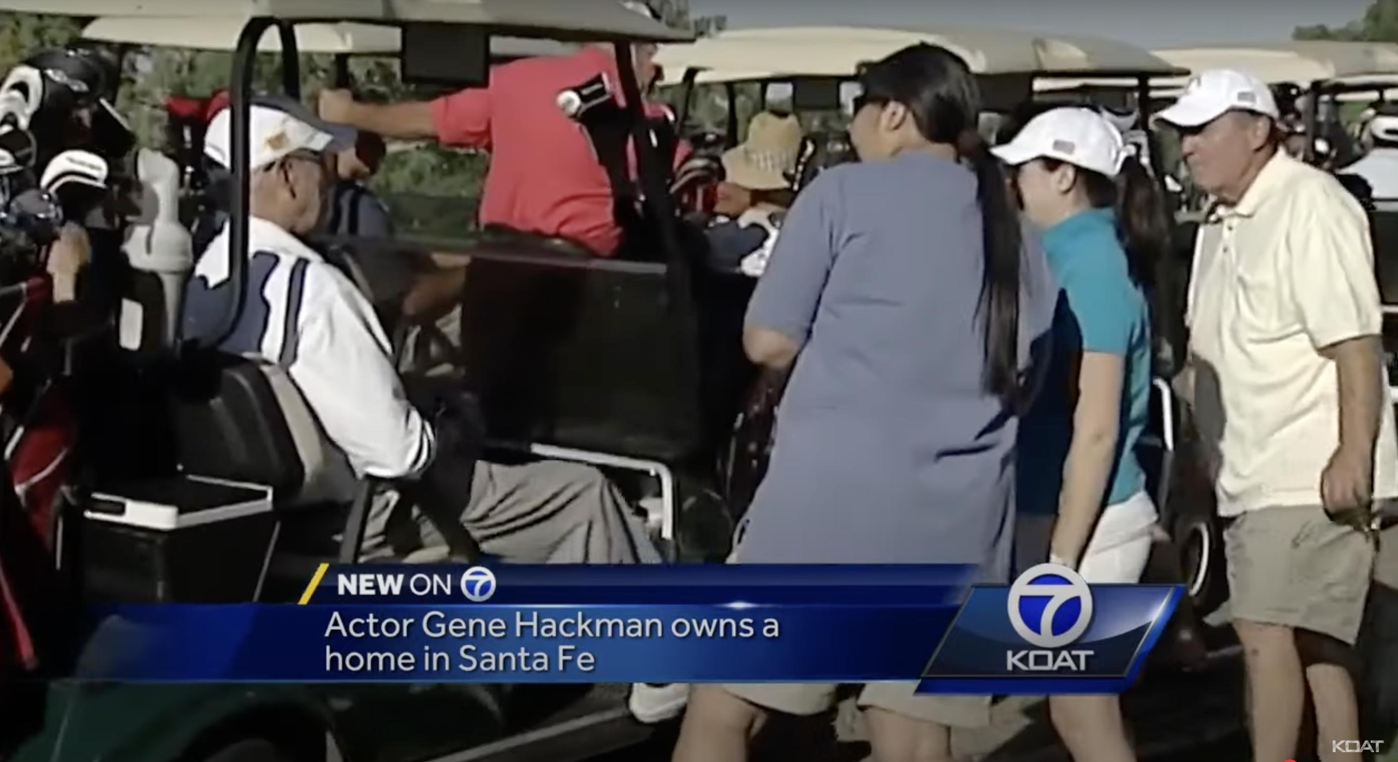 Gene Hackman interacts with people in Santa Fe, from a video dated May 23, 2017 | Source: YouTube/@KOAT