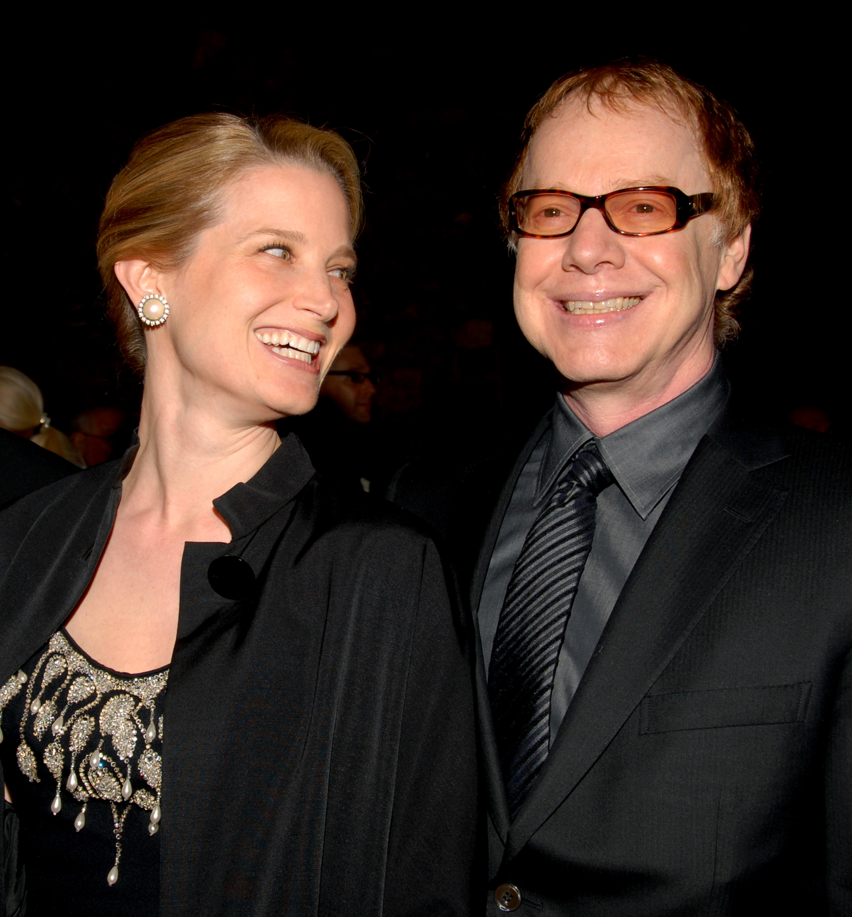 Bridget Fonda and Danny Elfman during 18th Annual International Palm Springs Film Festival Gala Awards Presentation in Palm Springs, California, on January 6, 2007 | Source: Getty Images