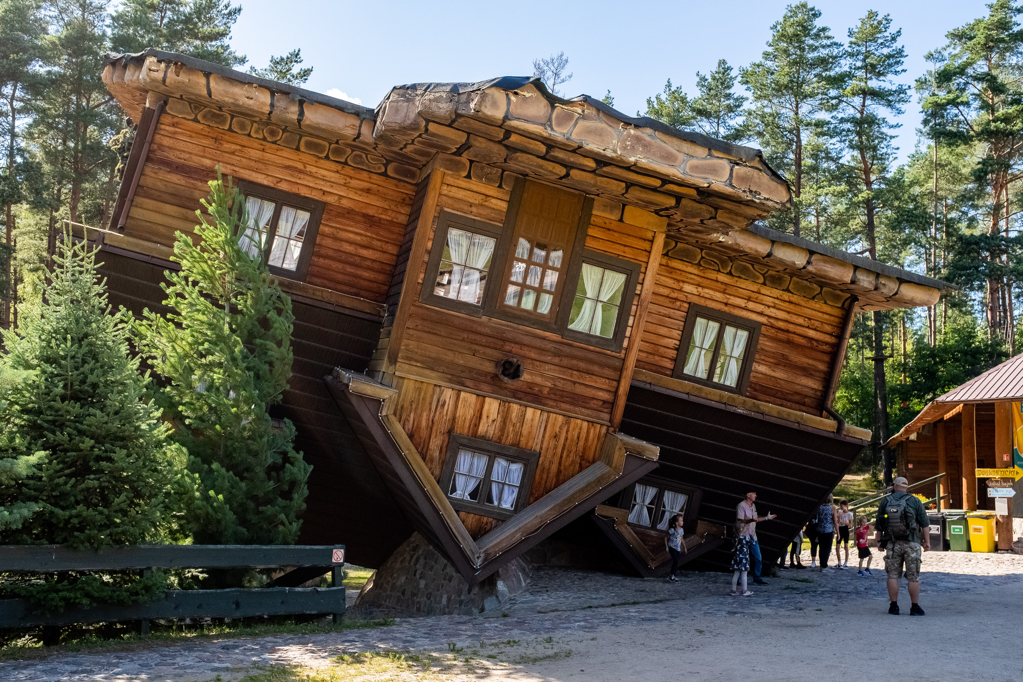 The Upside Down House — Szymbark, Poland | Source: Getty Images