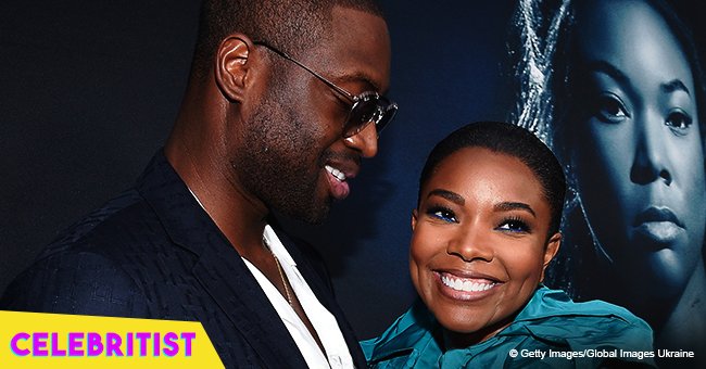 Gabrielle Union's husband shares video of him dancing with wife in white outfit in a shopping mall