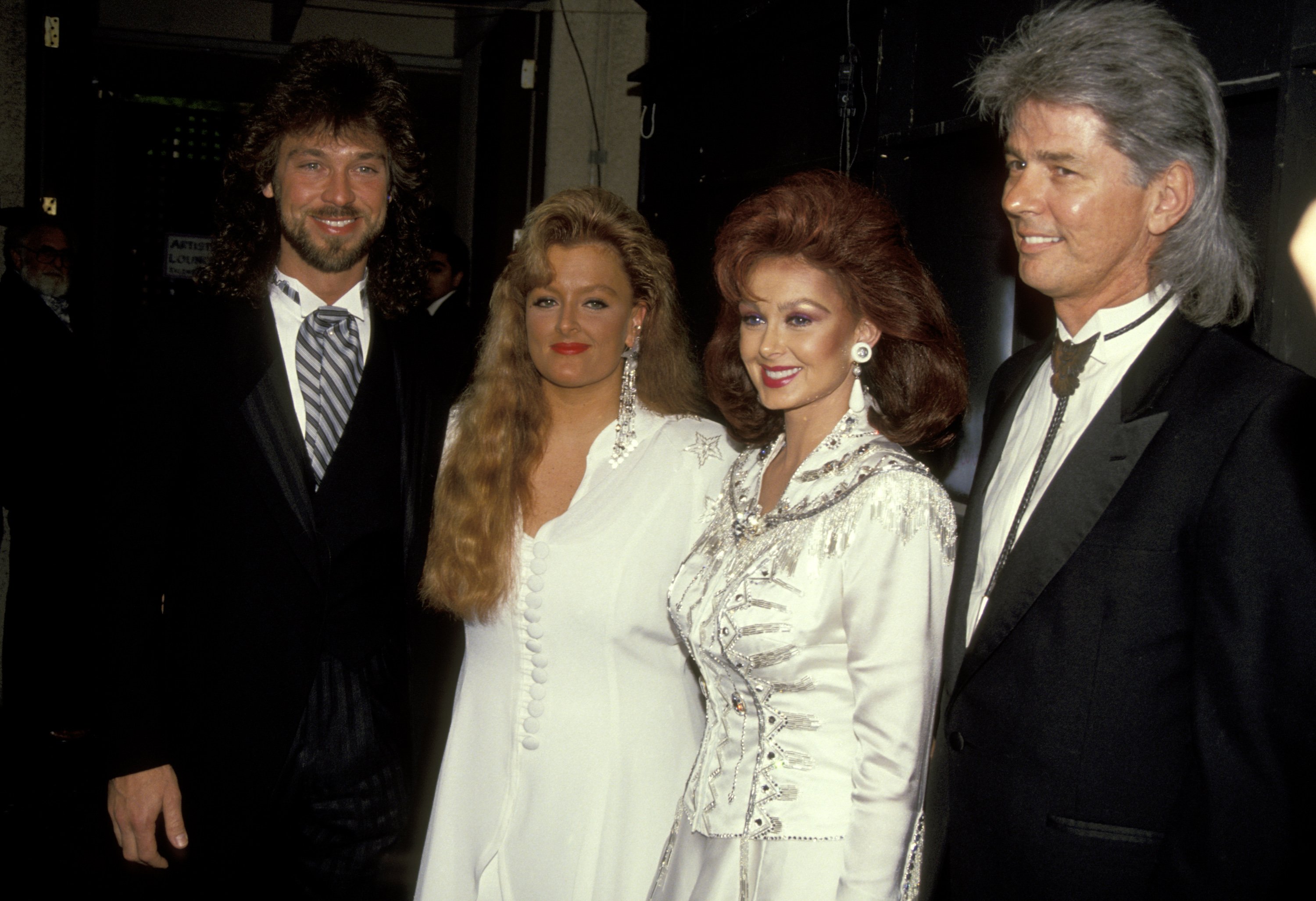 Wynonna Judd and fiance Tony King and Naomi Judd and Husband Larry Strickland. | Source: Getty Images