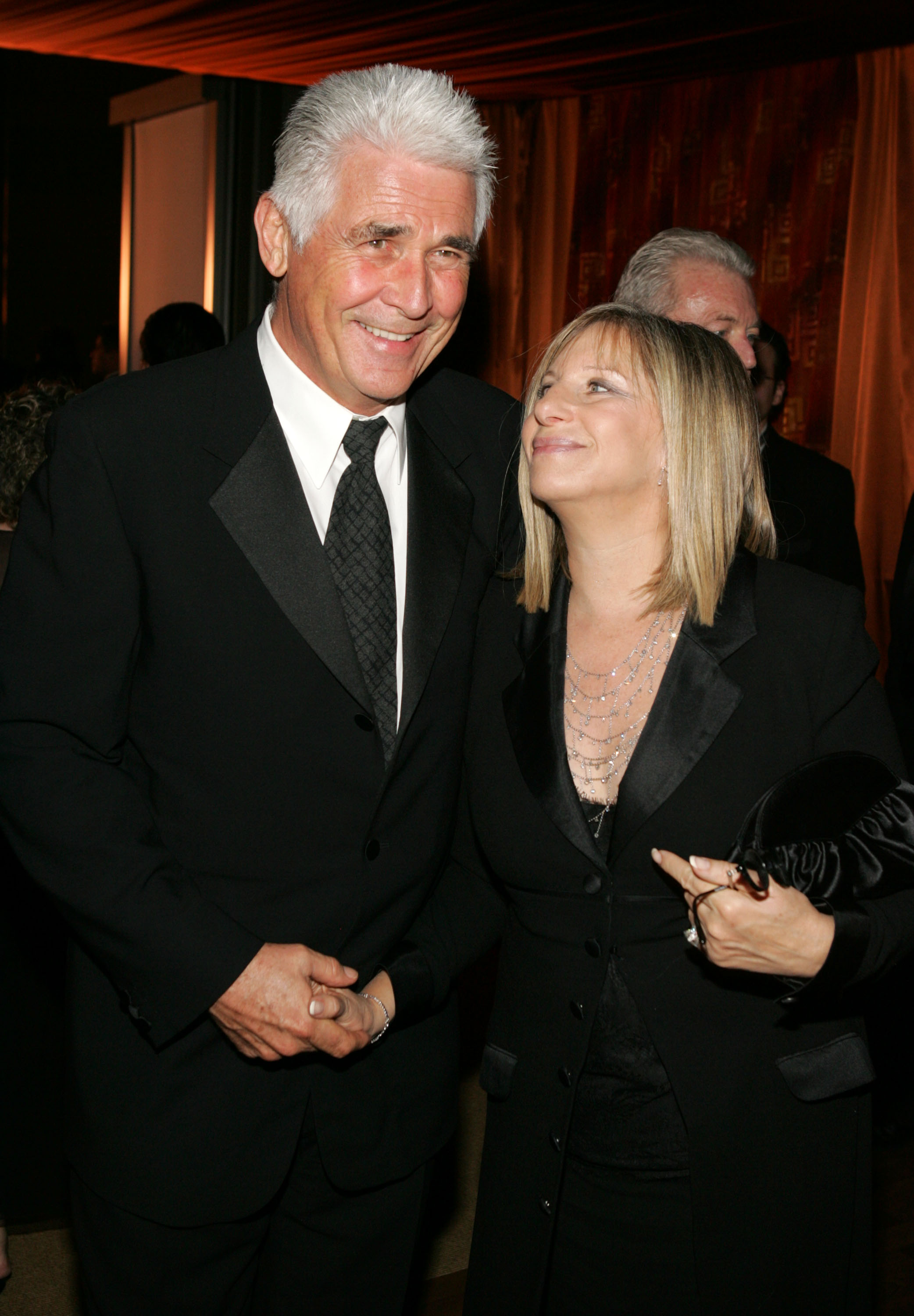 James Brolin and Barbra Streisand on February 27, 2005 in Hollywood, California | Source: Getty Images