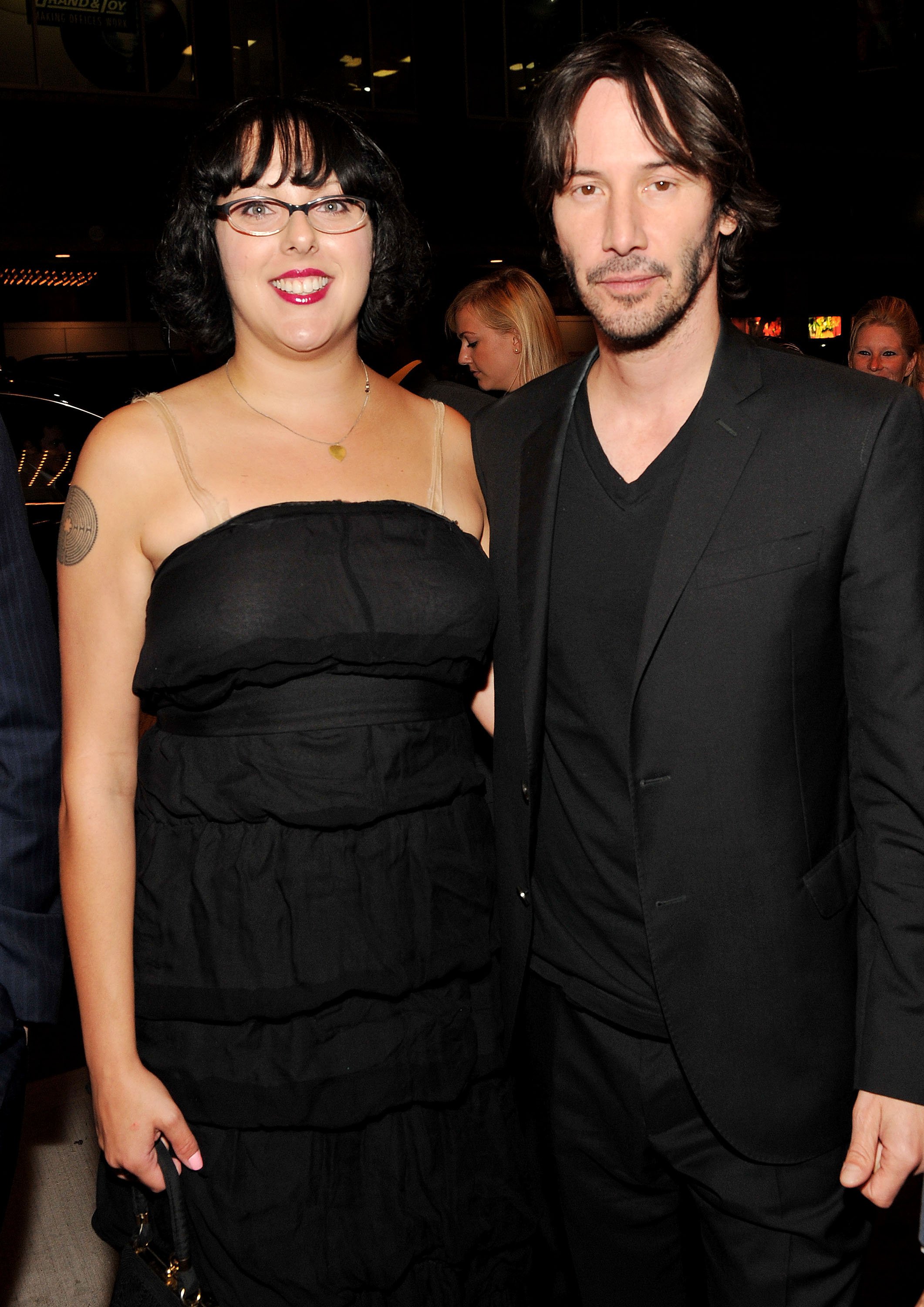 Karina Miller and Keanu Reeves at the "Henry's Crime" during the 35th Toronto International Film Festival on September 14, 2010, in Toronto, Canada. | Source: Getty Images