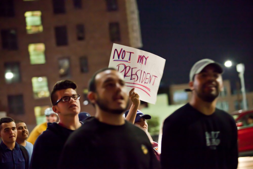 Second day of the Los Angeles City Hall Rally: Down with Trump! | Source: Shutterstock