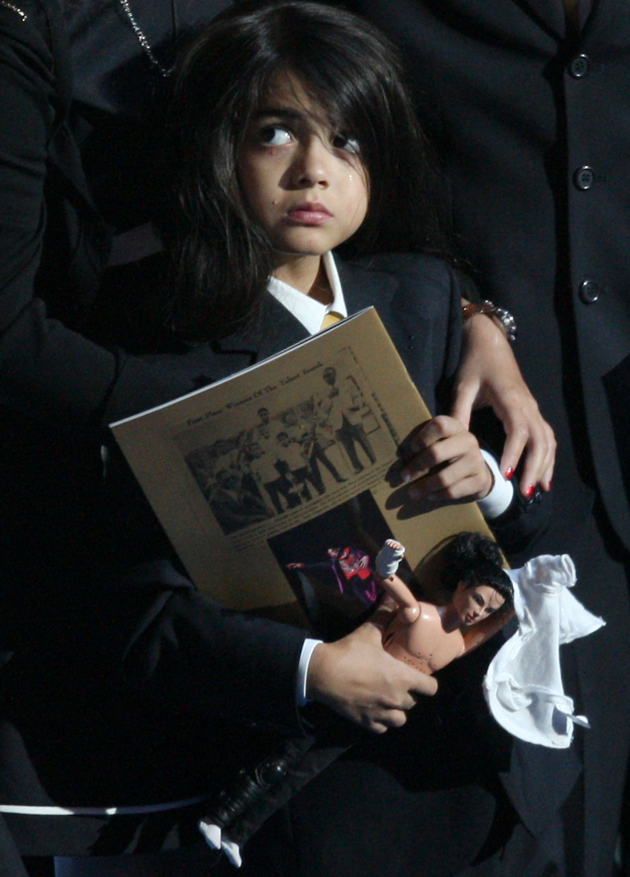 Bigi Jackson onstage during the Michael Jackson public memorial service held at Staples Center on July 7, 2009 | Source: Getty Images