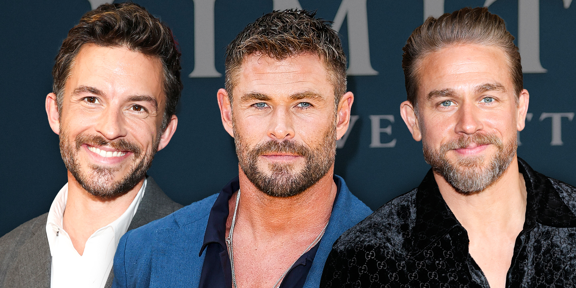 Jonathan Bailey | Chris Hemsworth | Charlie Hunnam | Source: Getty Images
