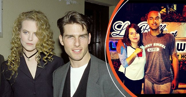 Une photo de Tom Cruise et Nicole Kidman en couple [à gauche]. Les enfants de Cruise et Kidman, Isabella et Connor [à droite] | Photo : Getty Images