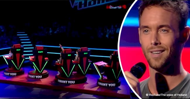 Après n'avoir chanté que 5 mots, le candidat de "The Voice" a fait tourner les chaises de tous les jurys