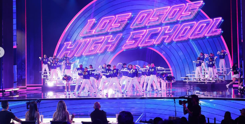 The Los Osos High School dance team performing on AGT, dated August 15, 2024 | Source: Instagram/lohsvarsitydance