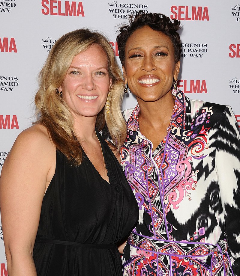 Amber Laign and Robin Roberts attend the "Selma" and the Legends Who Paved the Way gala at Bacara Resort on December 6, 2014 in Goleta, California. I Image: Getty Images.